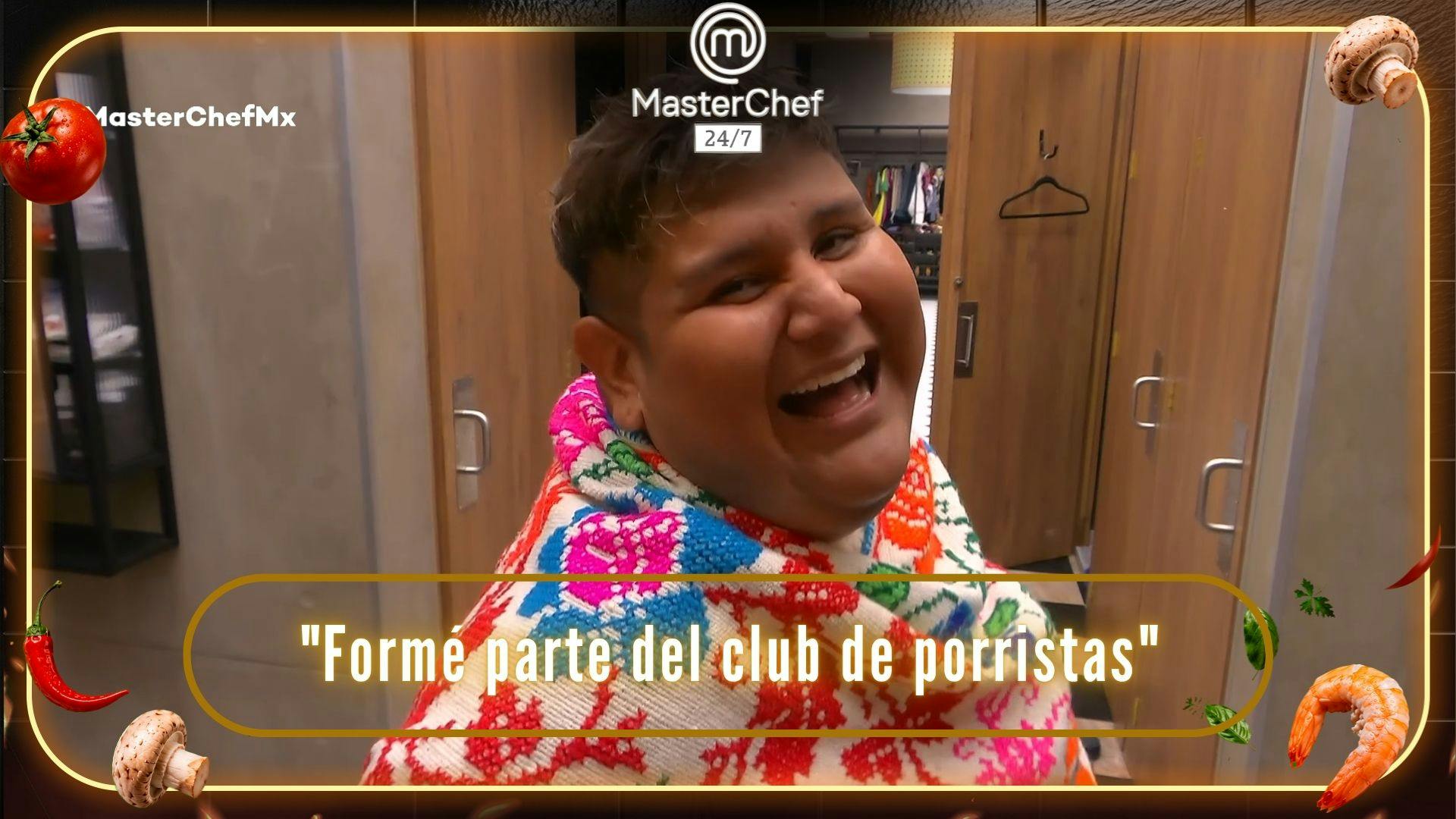 Luis compone porras para sus compañeros de MasterChef 24/7: “Formé parte del club de porristas” (VIDEO)
