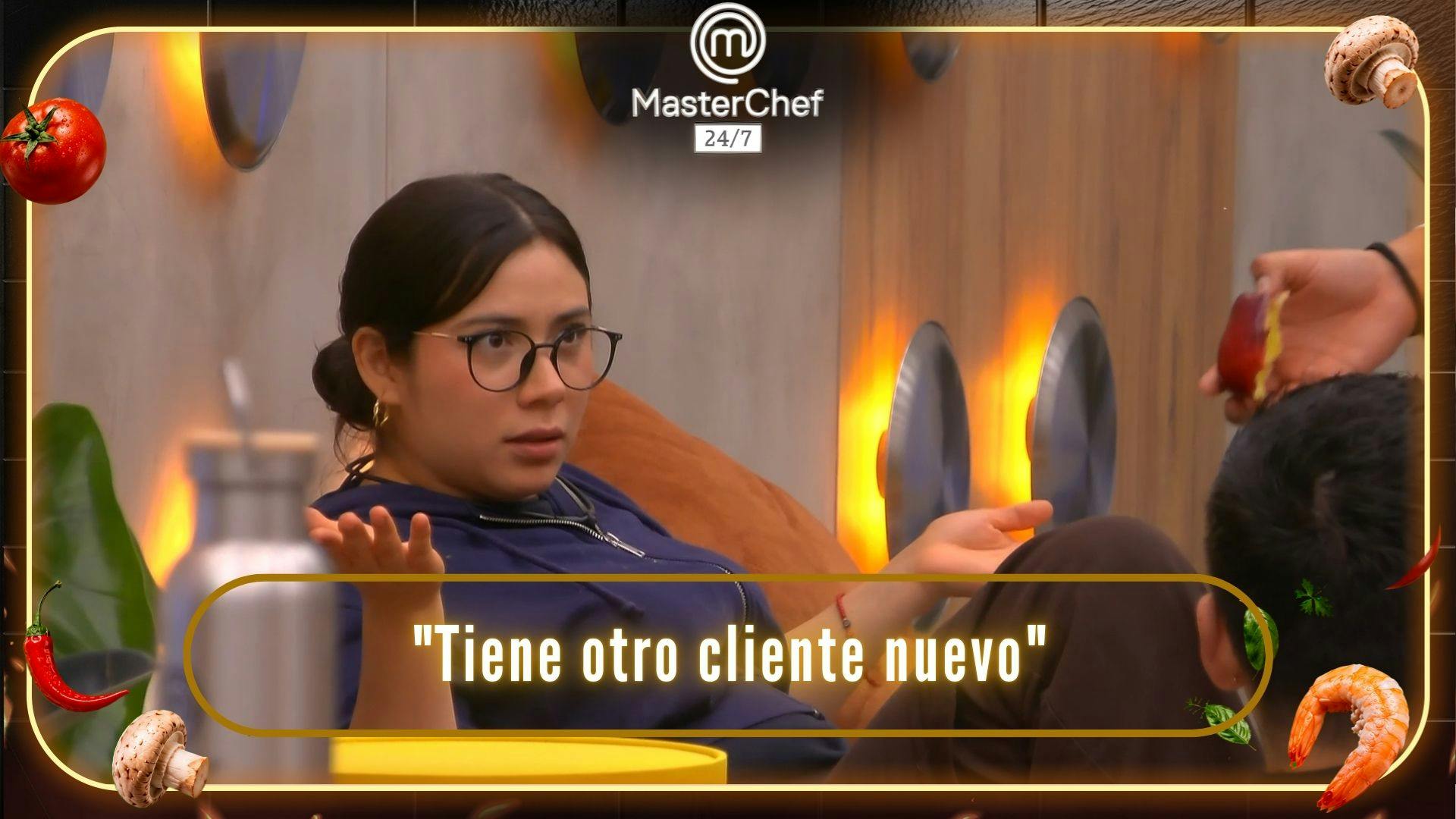“Tiene otro cliente nuevo": Camila reacciona a la polémica con Luis en MasterChef 24/7 (VIDEO)
