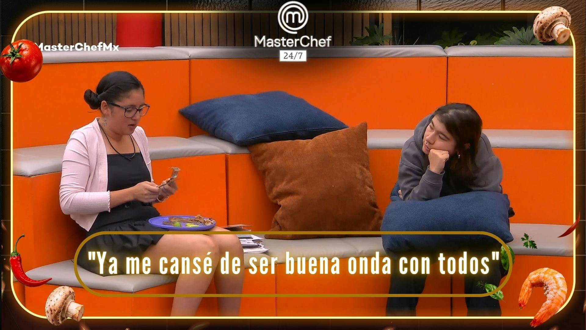 “Ya me cansé de ser buena onda con todos": Jazmín reacciona a las faltas de respeto de sus compañeros a los Chefs (VIDEO)