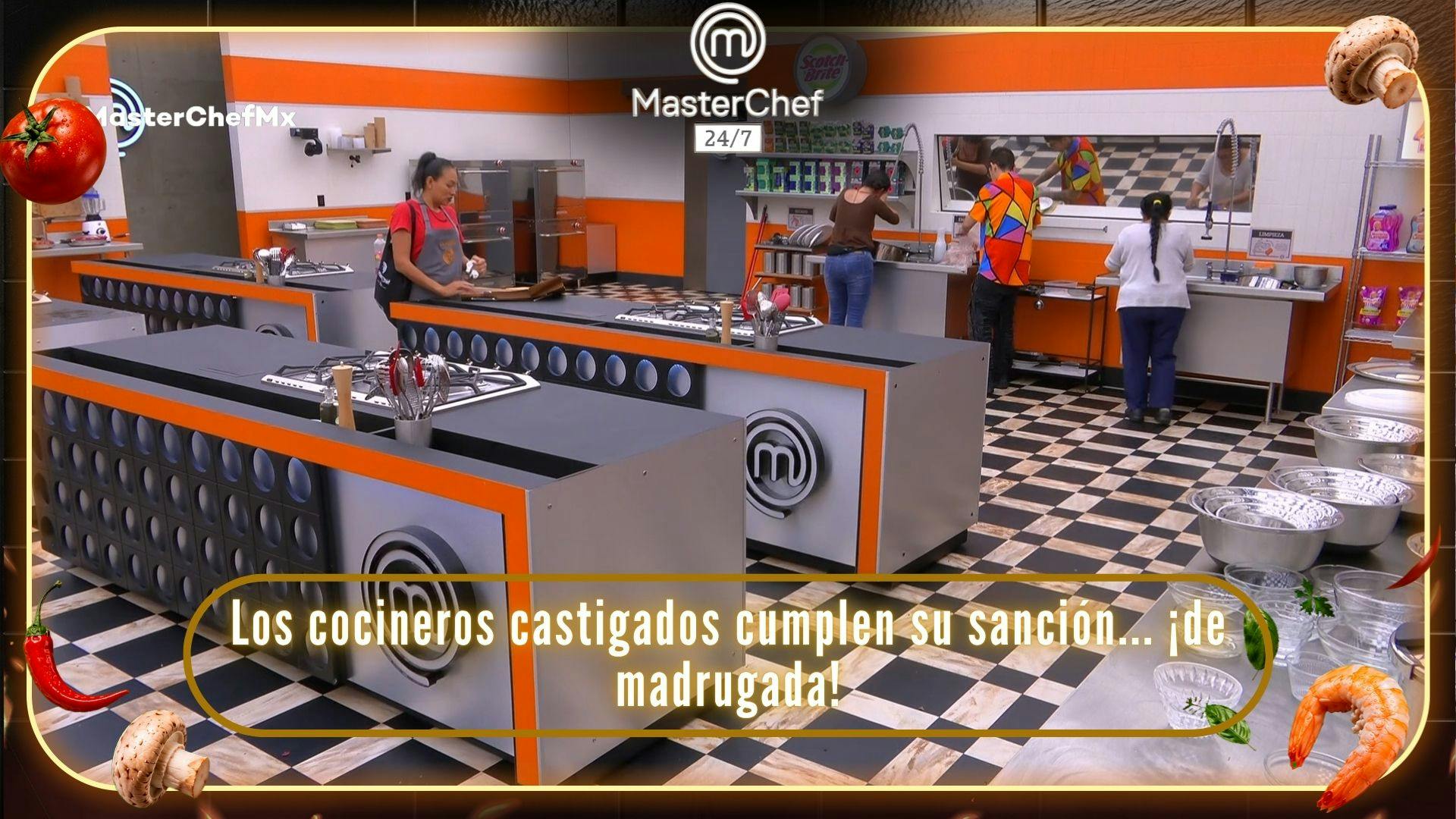 Los participantes castigados de MasterChef 24/7 cumplen su sanción en la cocina oculta... ¡de madrugada! (VIDEO)