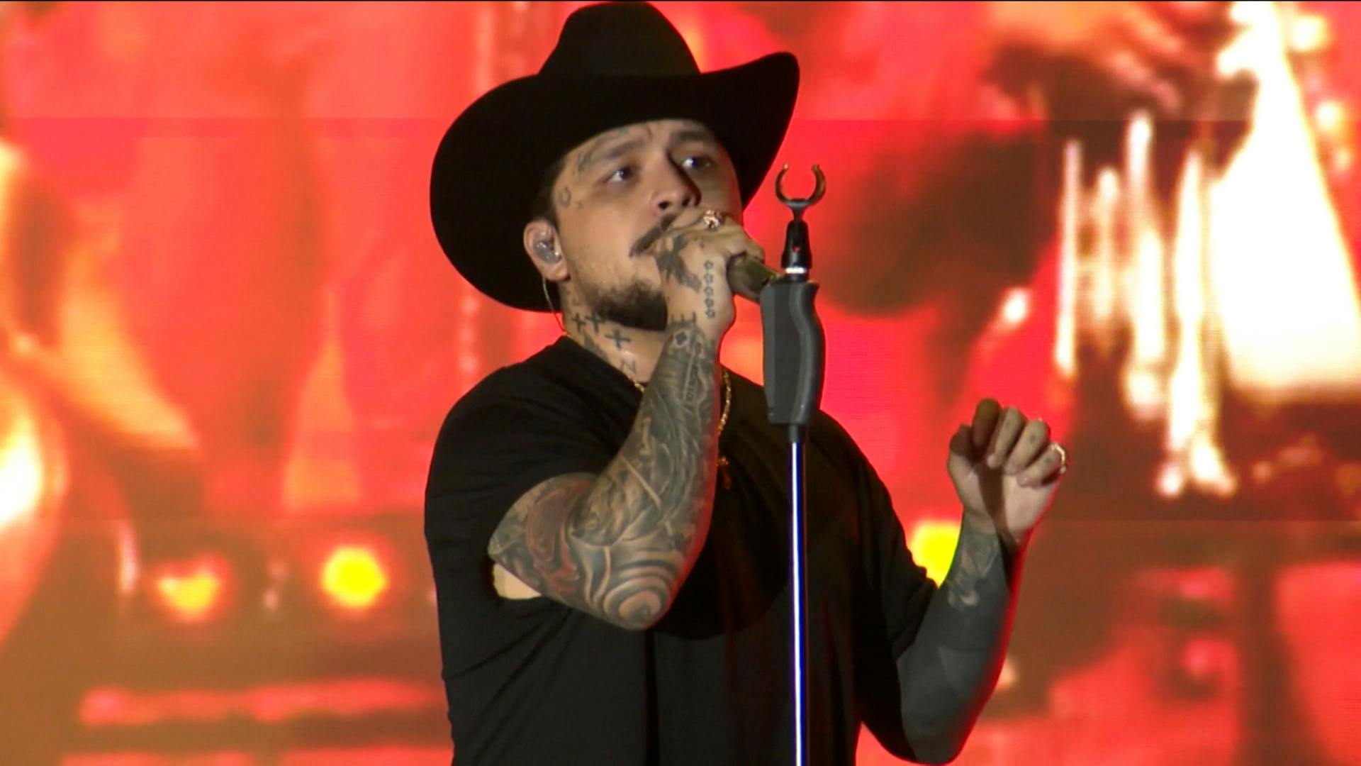 ¡Éxito total! Christian Nodal ofrece histórico concierto en Puebla