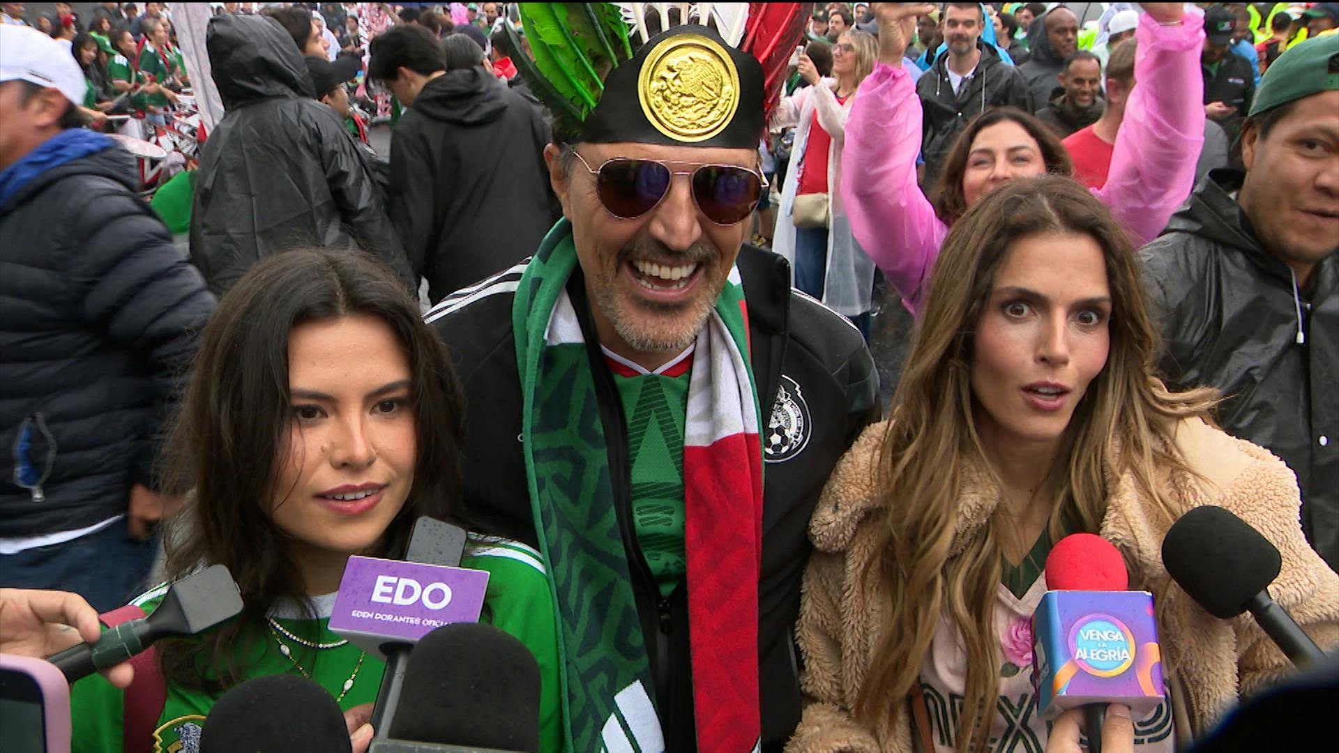 Famosos vibraron con el México vs. Inglaterra; Angélica Rivera, Sofía Castro y más se sumaron a la fiesta mundialista