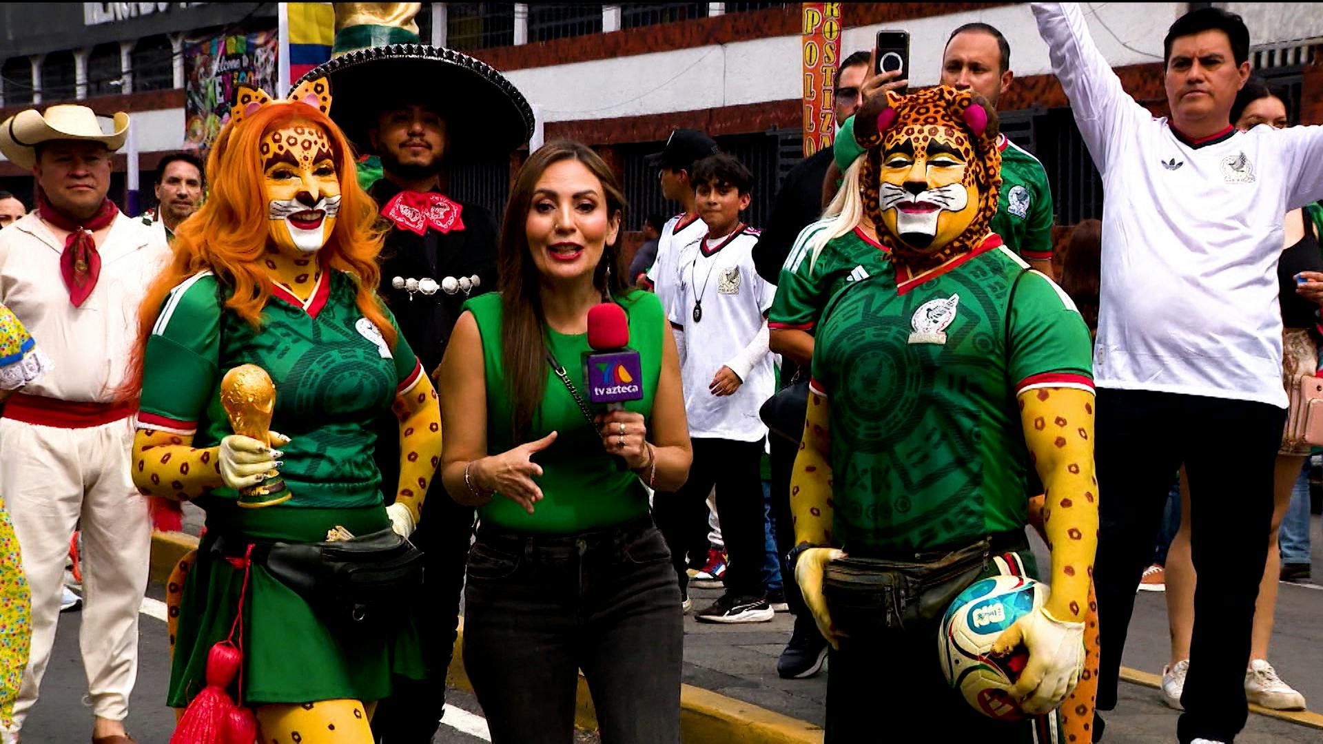 Alejandra Carvajal descubre a los aficionados más originales del Mundial 2026