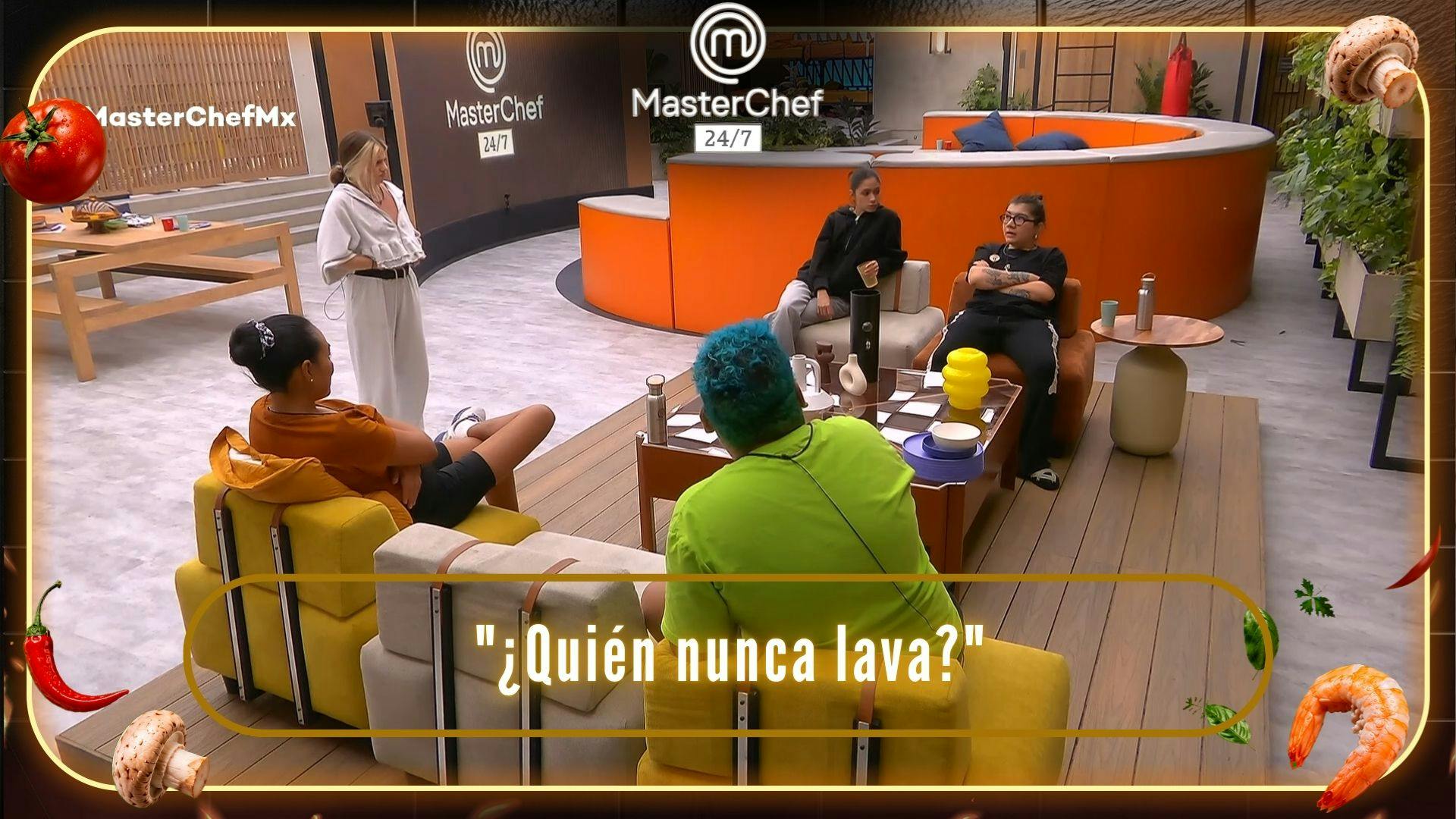 "¿Quién nunca lava?": Carmen comienza a definir la siguiente brigada de limpieza en MasterChef 24/7 (VIDEO)