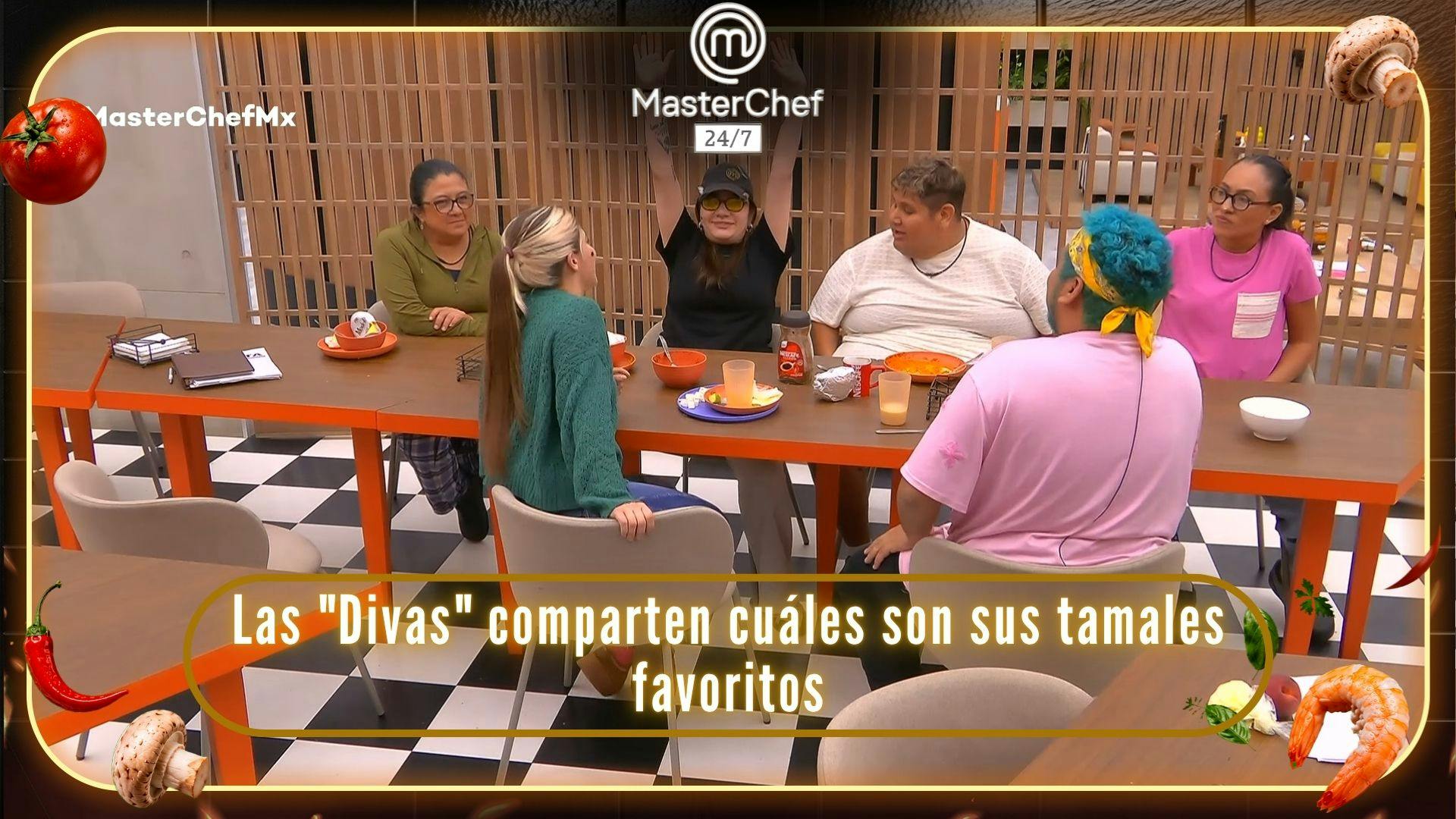 Tras el reto con las wafleras en MasterChef 24/7, las “Divas” comparten cuáles son sus tamales favoritos (VIDEO)