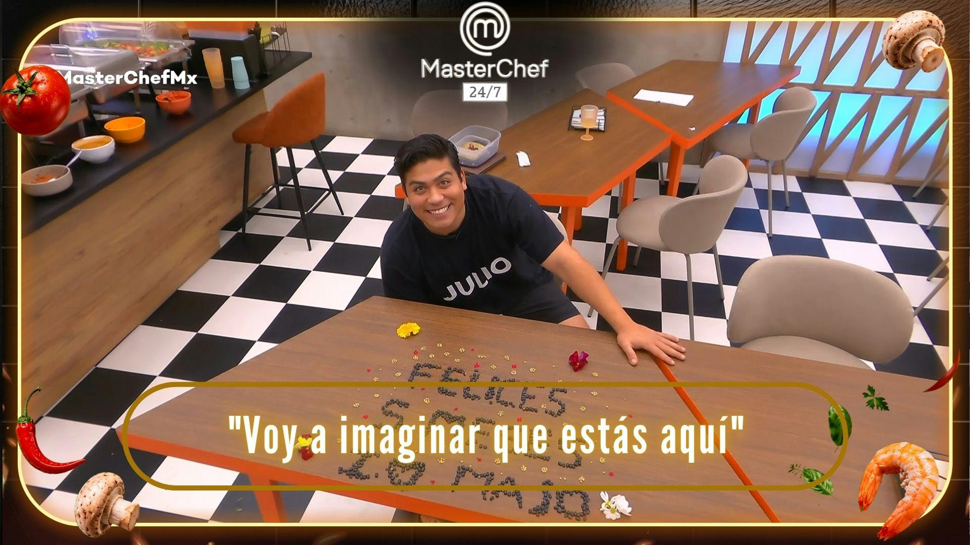 Michelle y Luis le preparan un detalle sorpresa a Julio por su aniversario: “Voy a imaginar que estás aquí" (VIDEO)