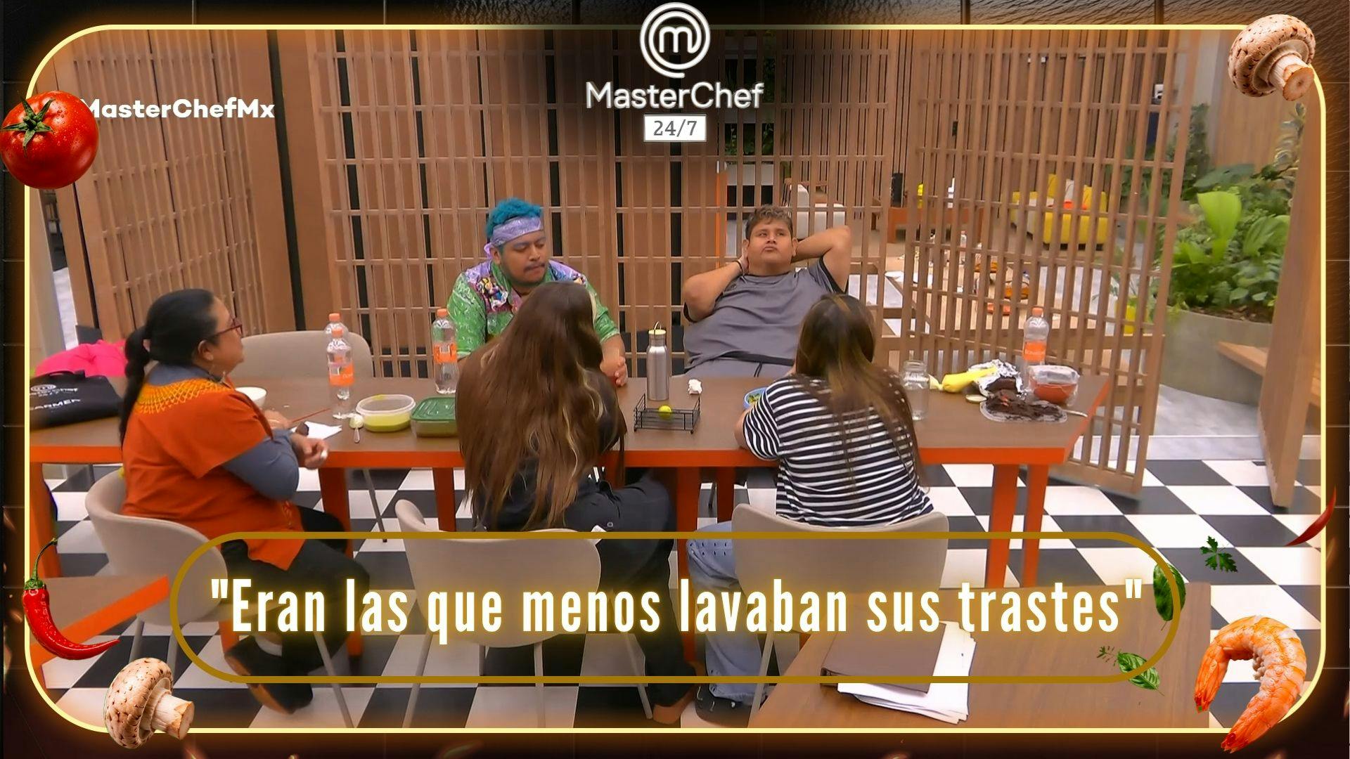 “Eran las que menos lavaban sus trastes": Luis comienza a definir la siguiente brigada de limpieza en MasterChef 24/7 (VIDEO)