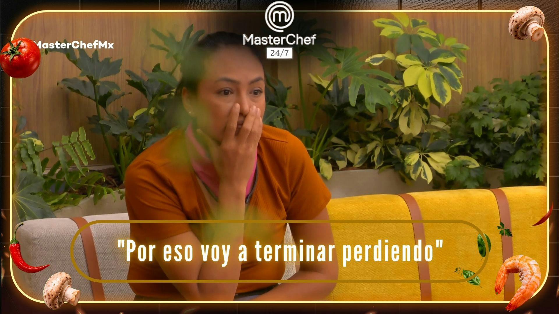 “Por eso voy a terminar perdiendo": Claudia reconoce sus problemas al cocinar en las galas de MasterChef 24/7 (VIDEO)