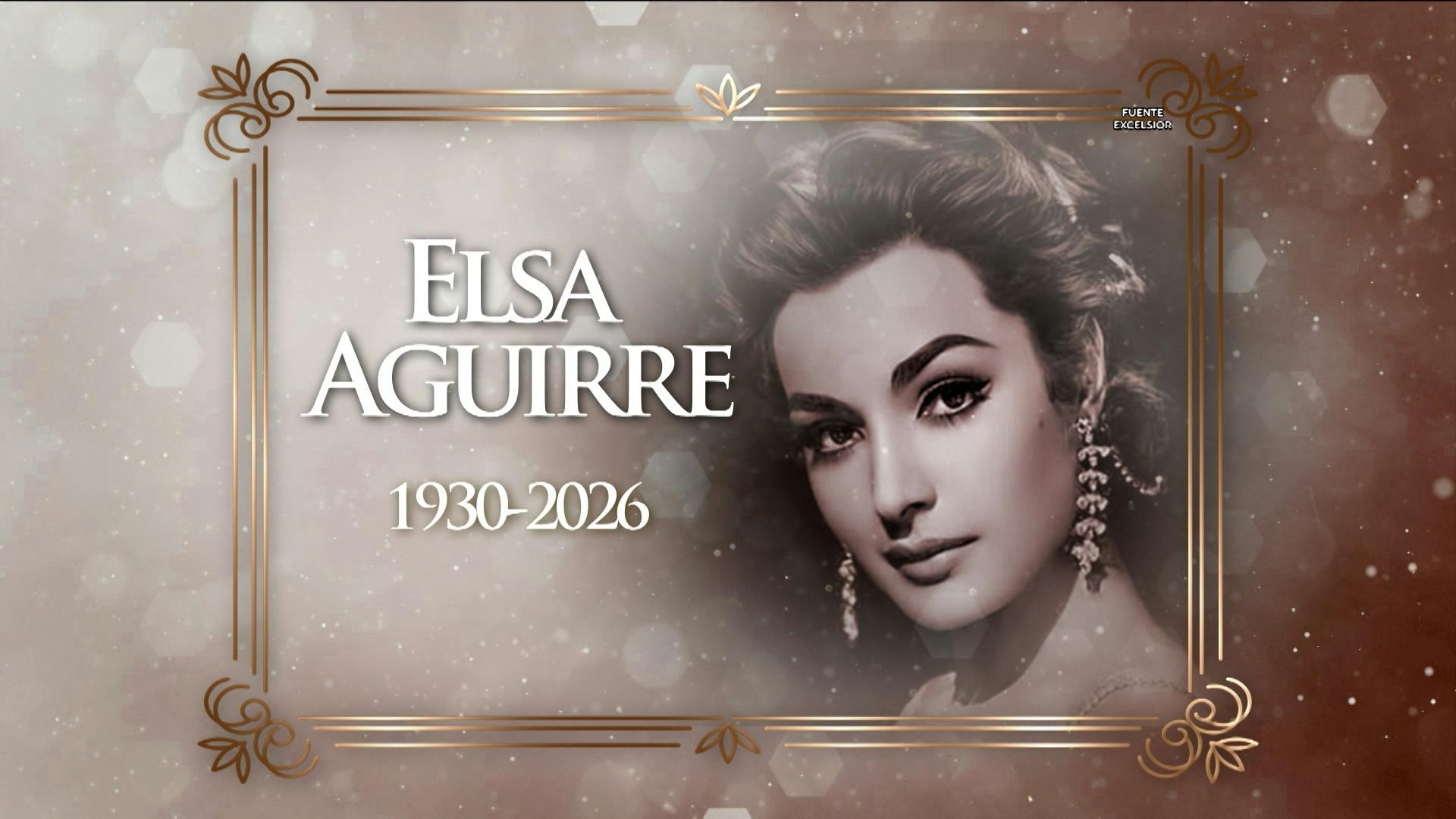 Así anunció Flor Rubio en vivo la muerte de Elsa Aguirre, ícono del cine mexicano