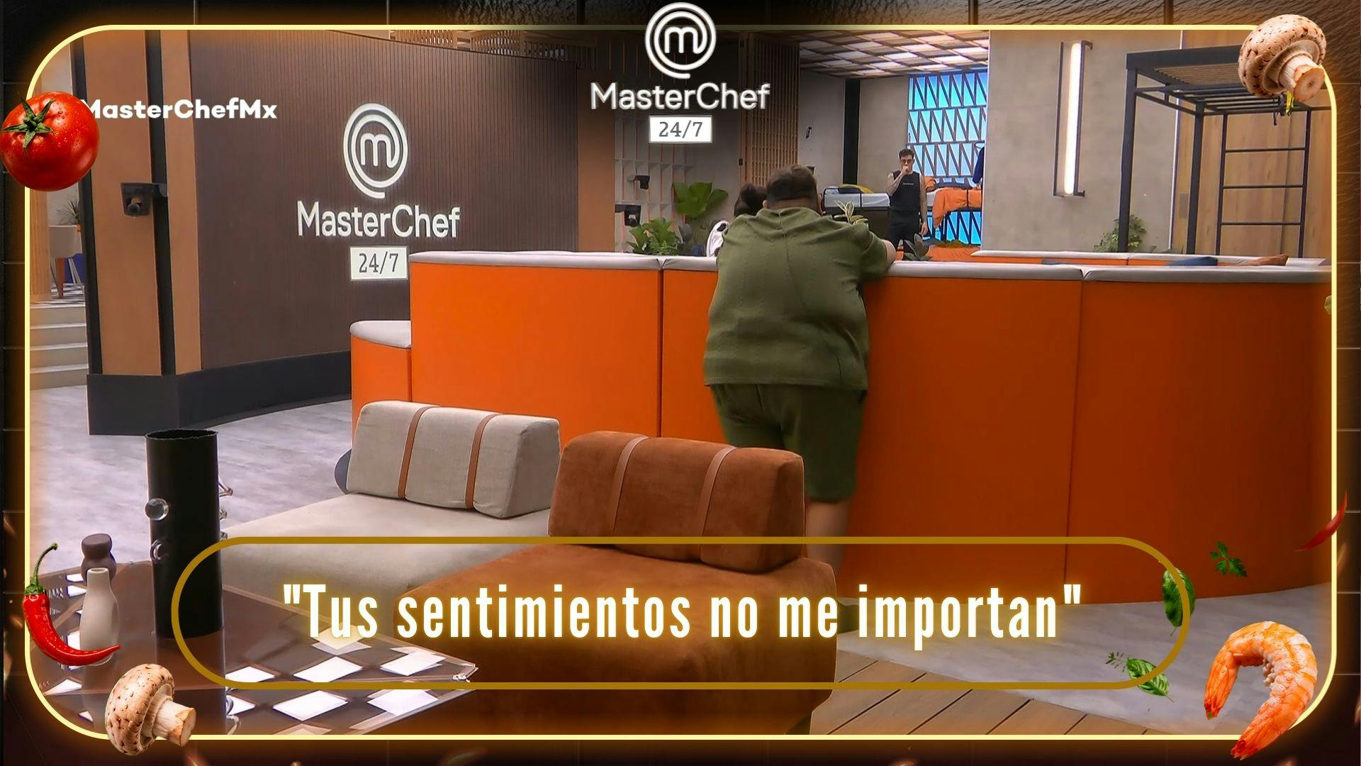 Lancer defiende el honor de Michelle ante las acusaciones de Luis y Ramahá en MasterChef 24/7: “Tus sentimientos no me importan” (VIDEO)
