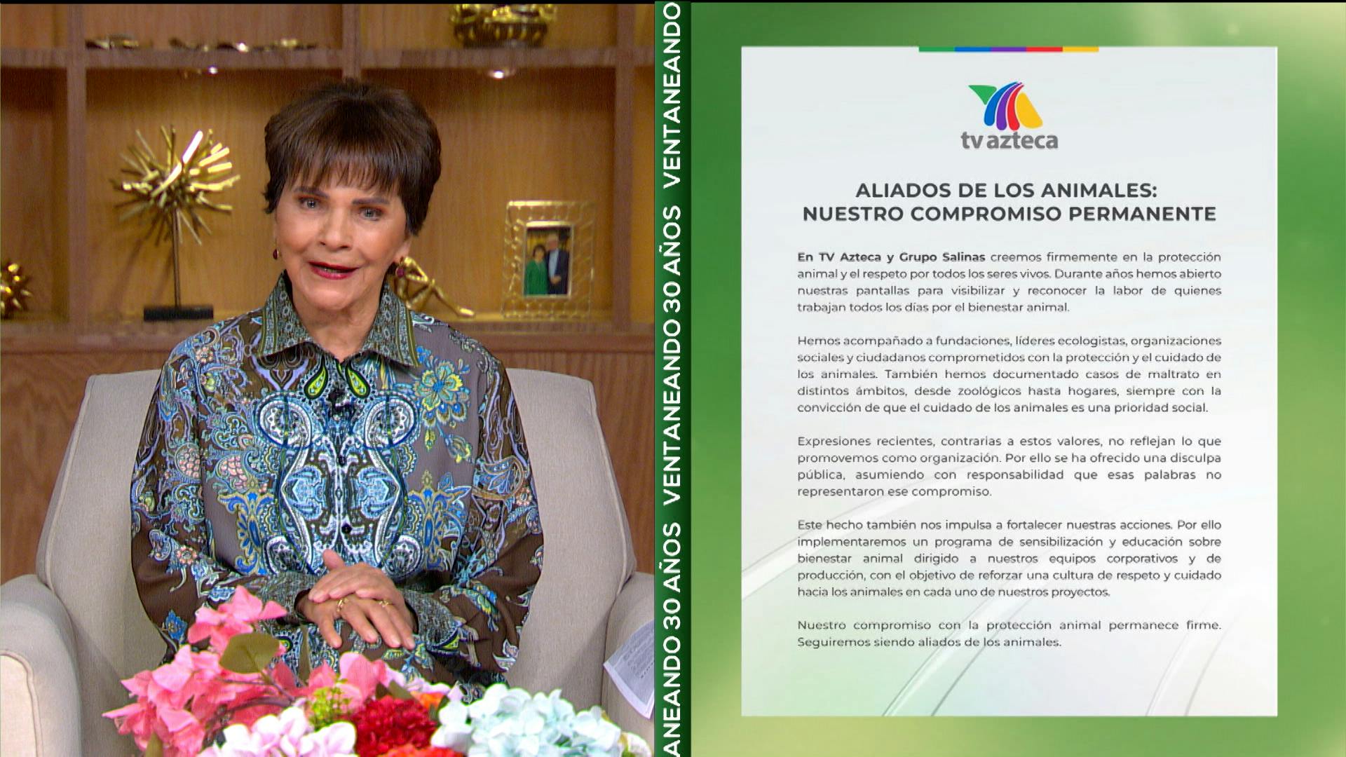 TV Azteca reafirma su compromiso con el cuidado y protección de los animales