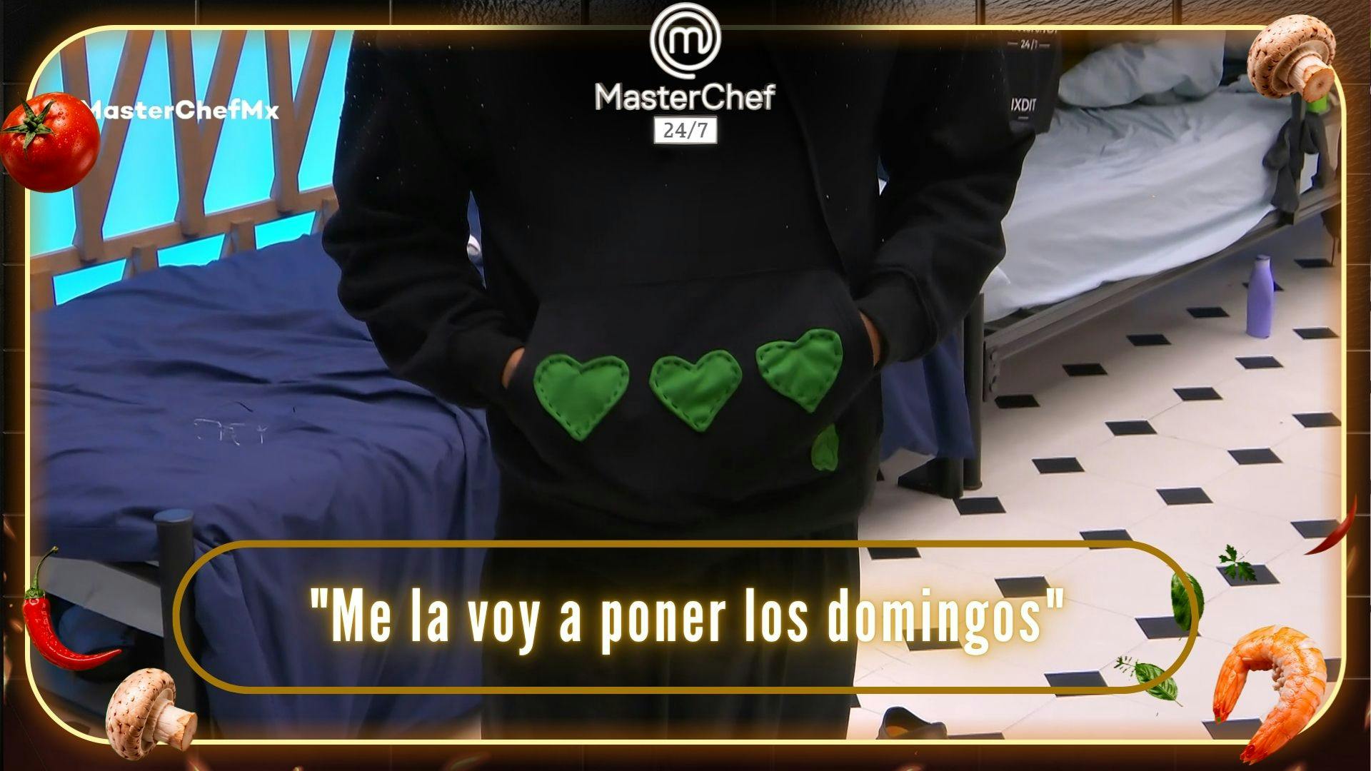 Antrax presume la sudadera que recibió en MasterChef 24/7 de su mamá y su hermana: “Me la voy a poner los domingos” (VIDEO)