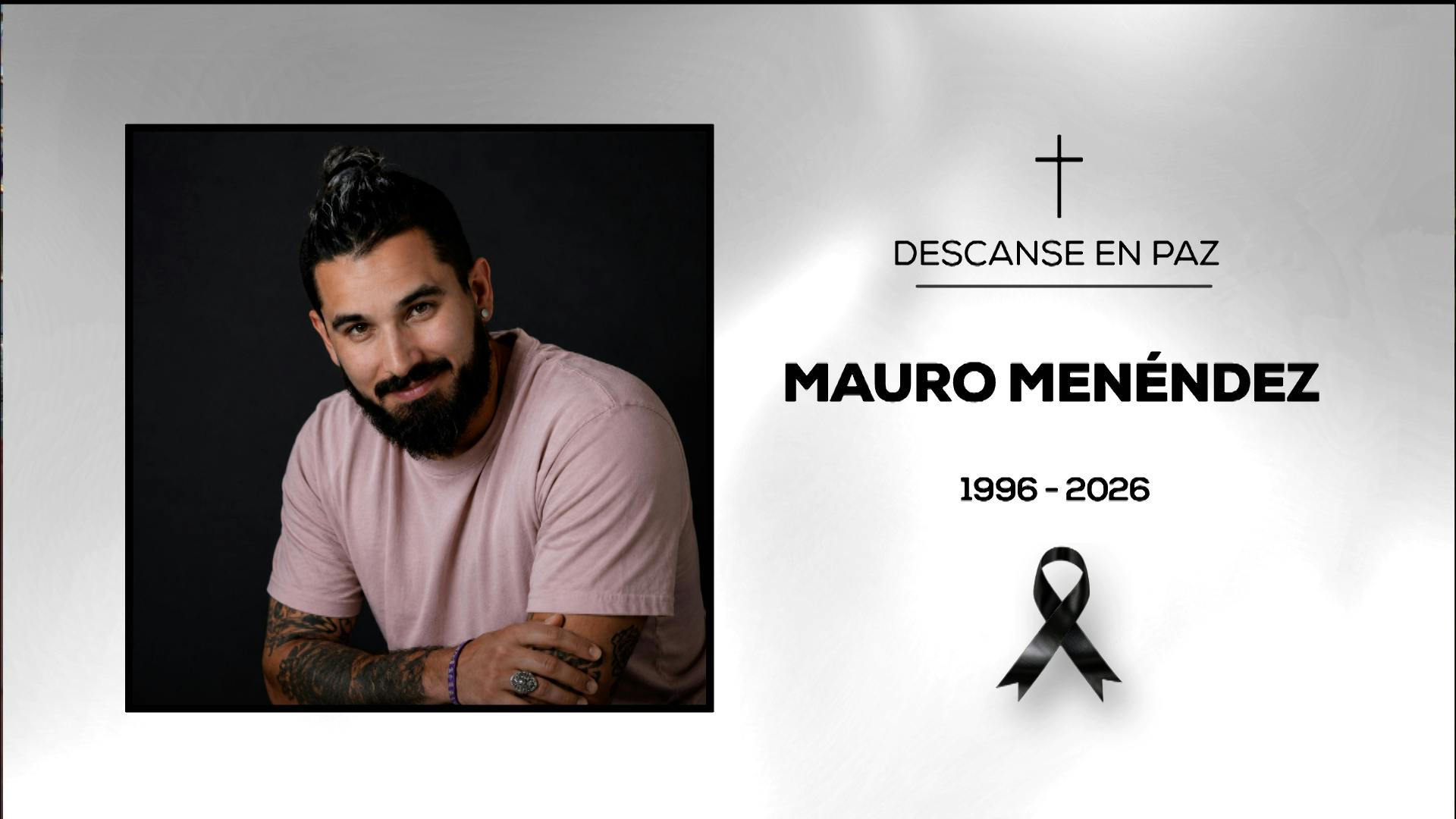 Muere Mauro Menéndez, hijo de Aylín Mújica: esto se sabe