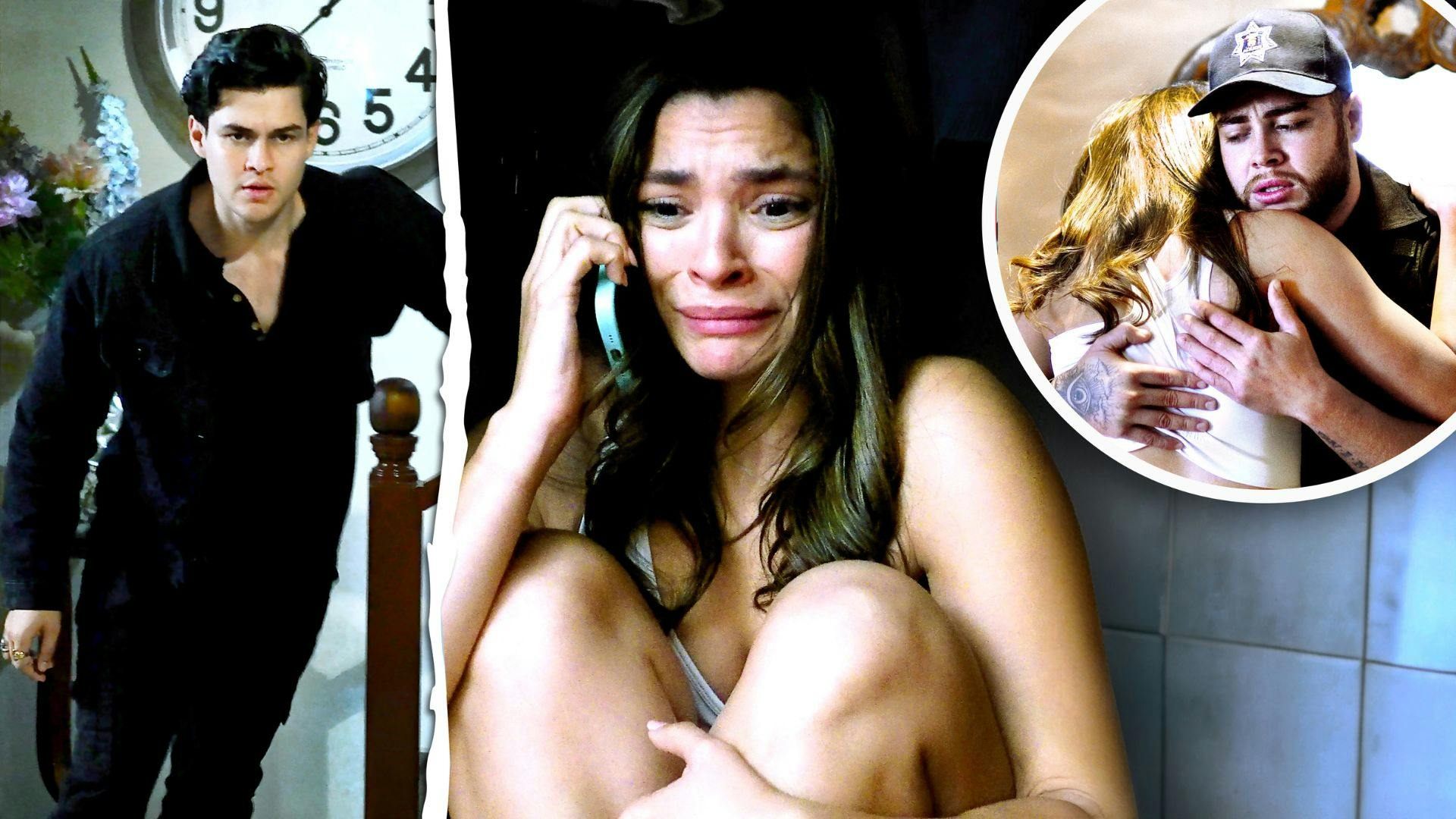 Extraño quiso entrar a su casa mientras su esposo no estaba