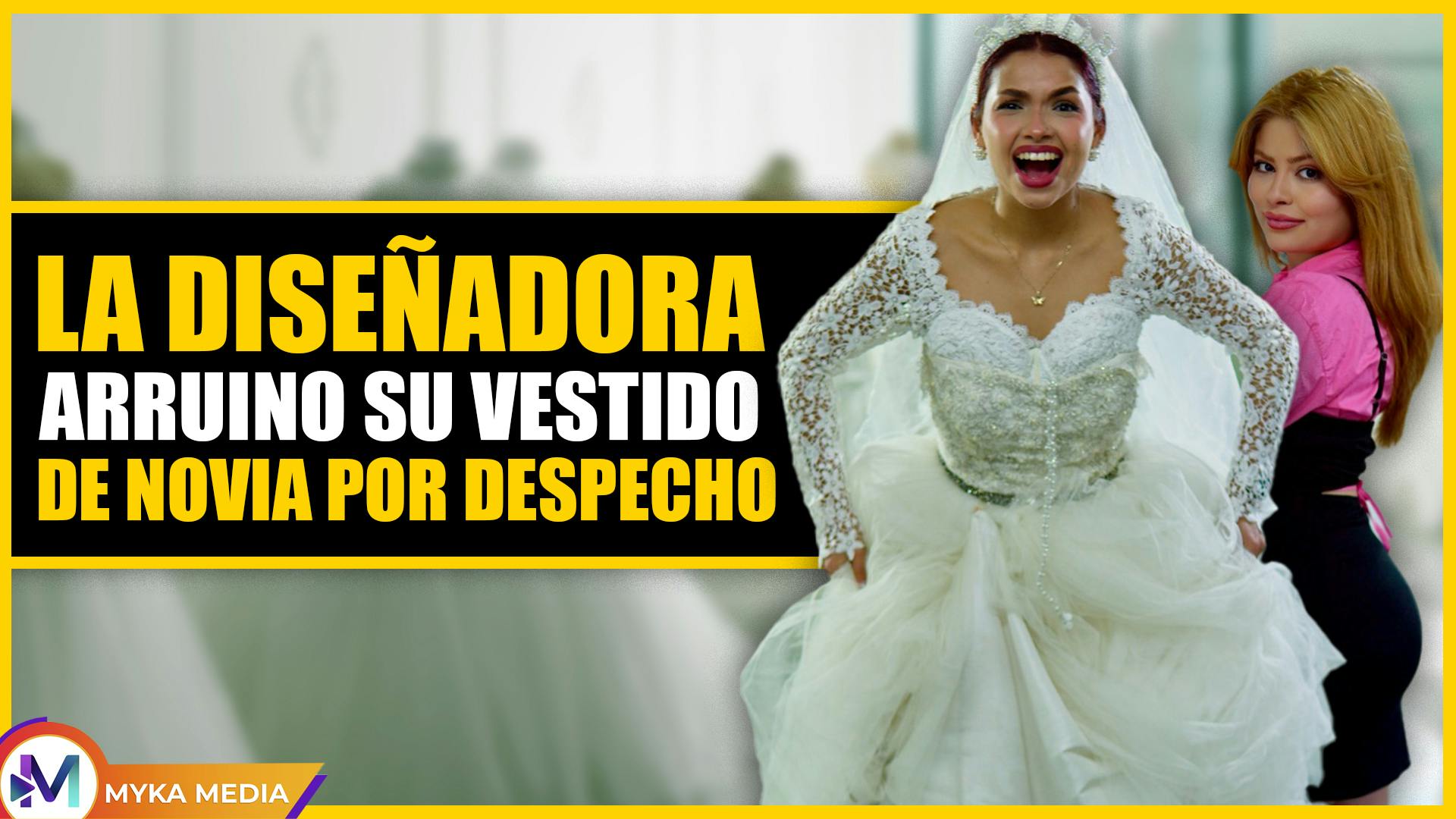 La diseñadora arruinó su vestido de novia por despecho
