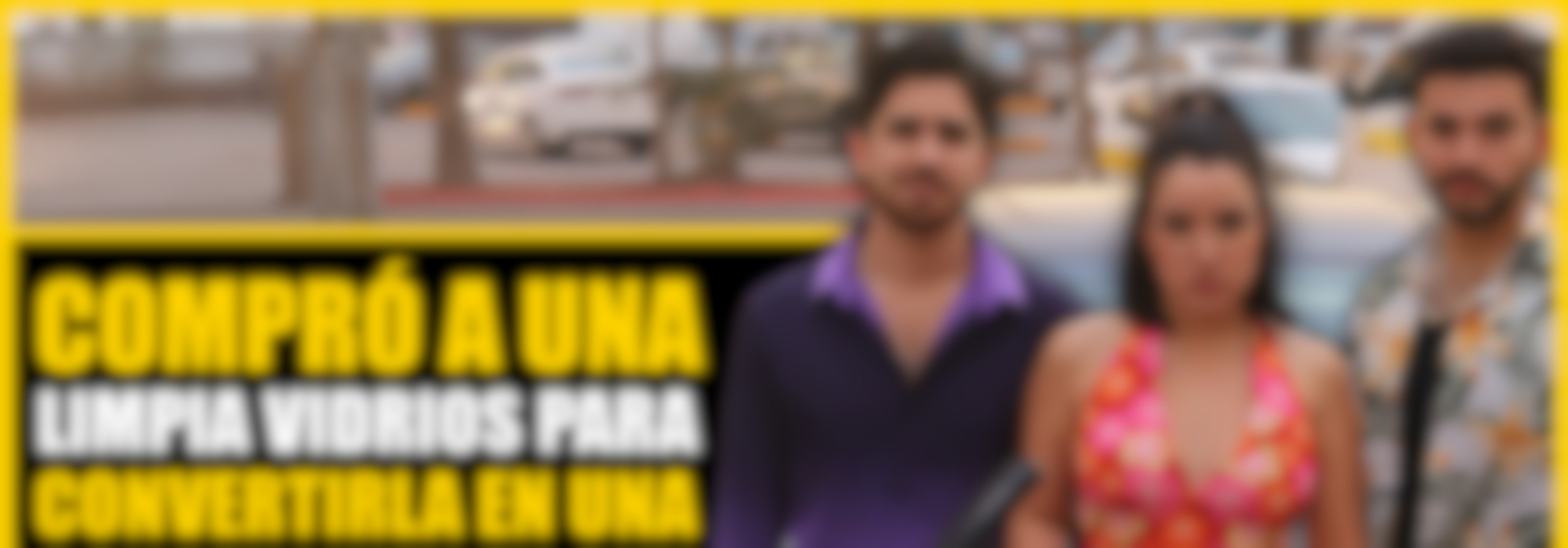 Compró una limpia vidrios para convertirla en una mujer de la calle