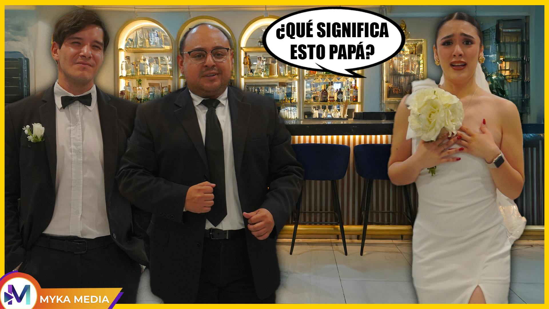 Novia descubrió la infidelidad de su padre el día de su boda