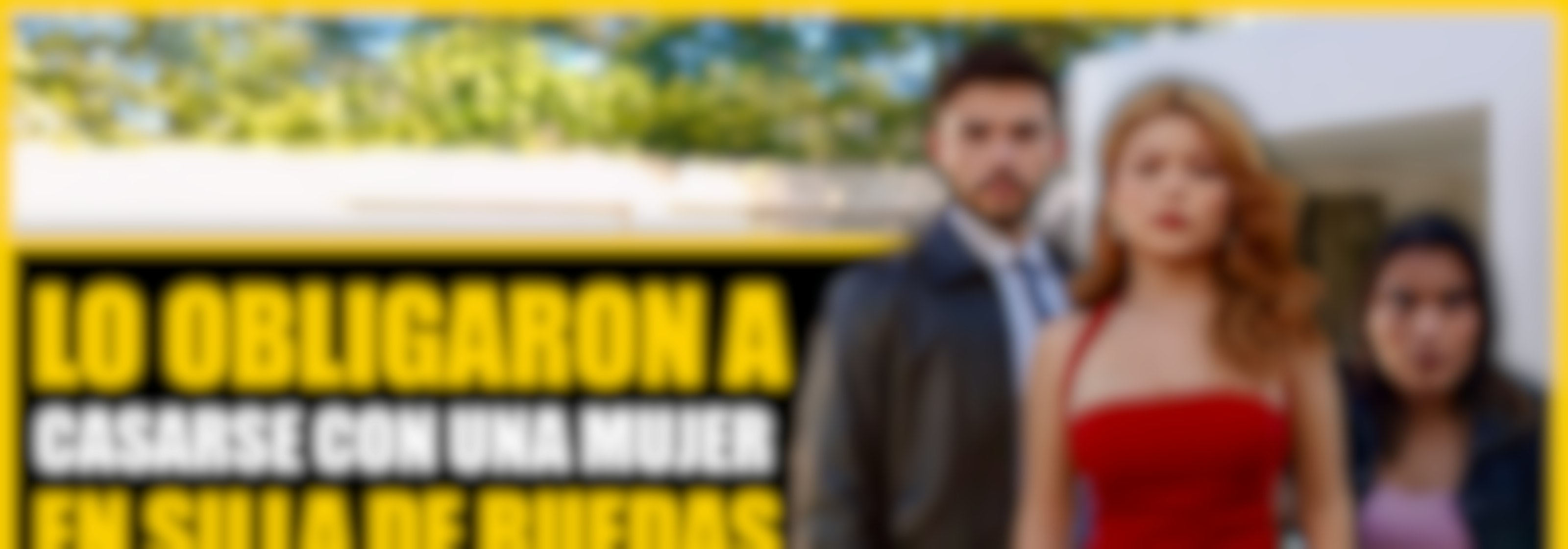 Lo obligaron a casarse con una mujer en silla de ruedas
