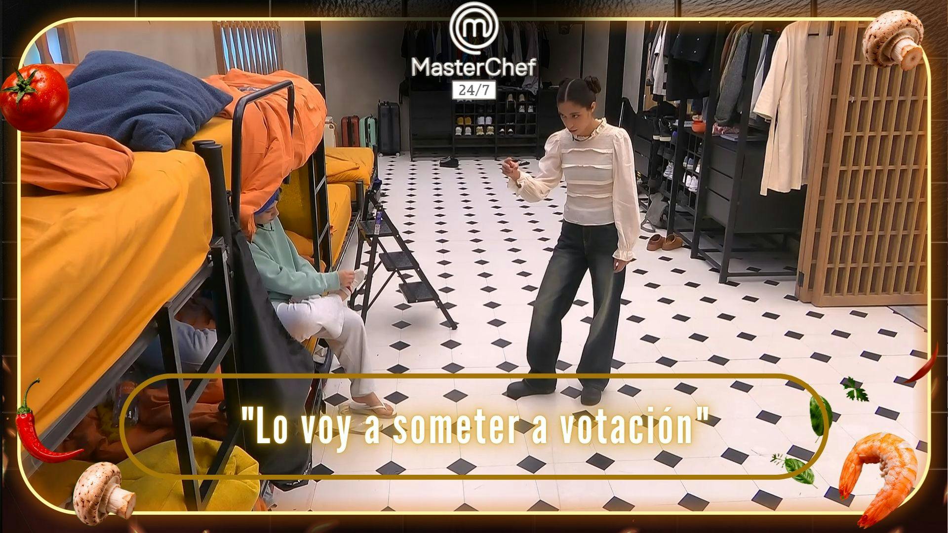 Michelle somete a votación si debería terminar su relación con Lancer en MasterChef 24/7 (VIDEO)