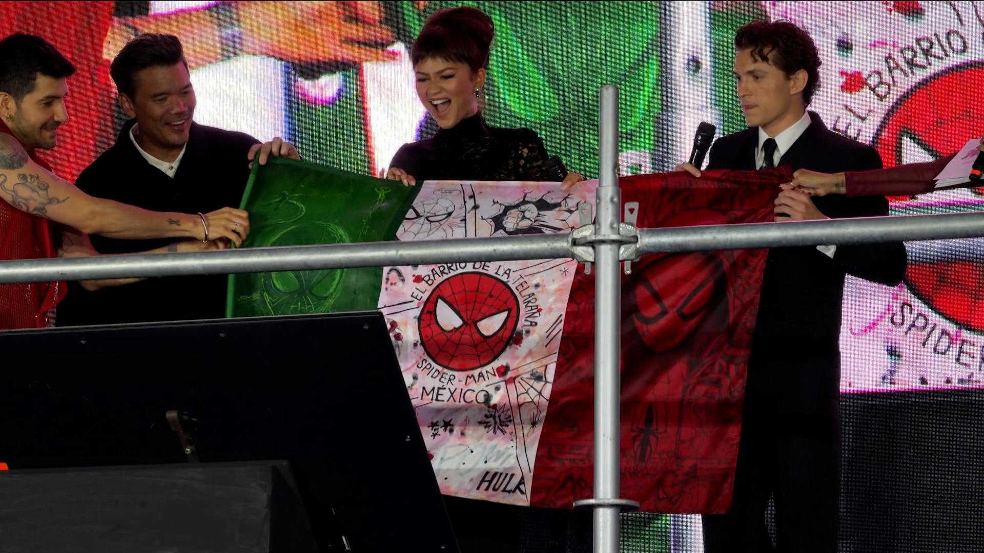 ¡Así fue la visita de Zendaya y Tom Holland a la CDMX promocionando Spider-Man: Un Nuevo Día!