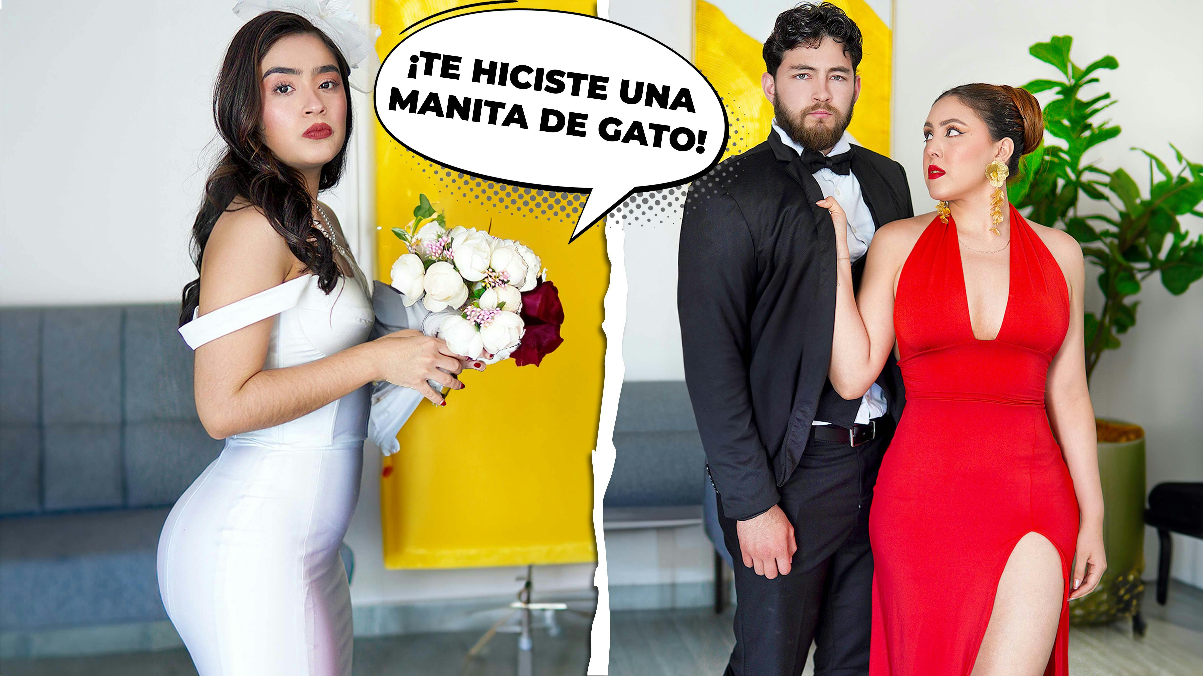 Regresó transformada para desenmascarar a la novia