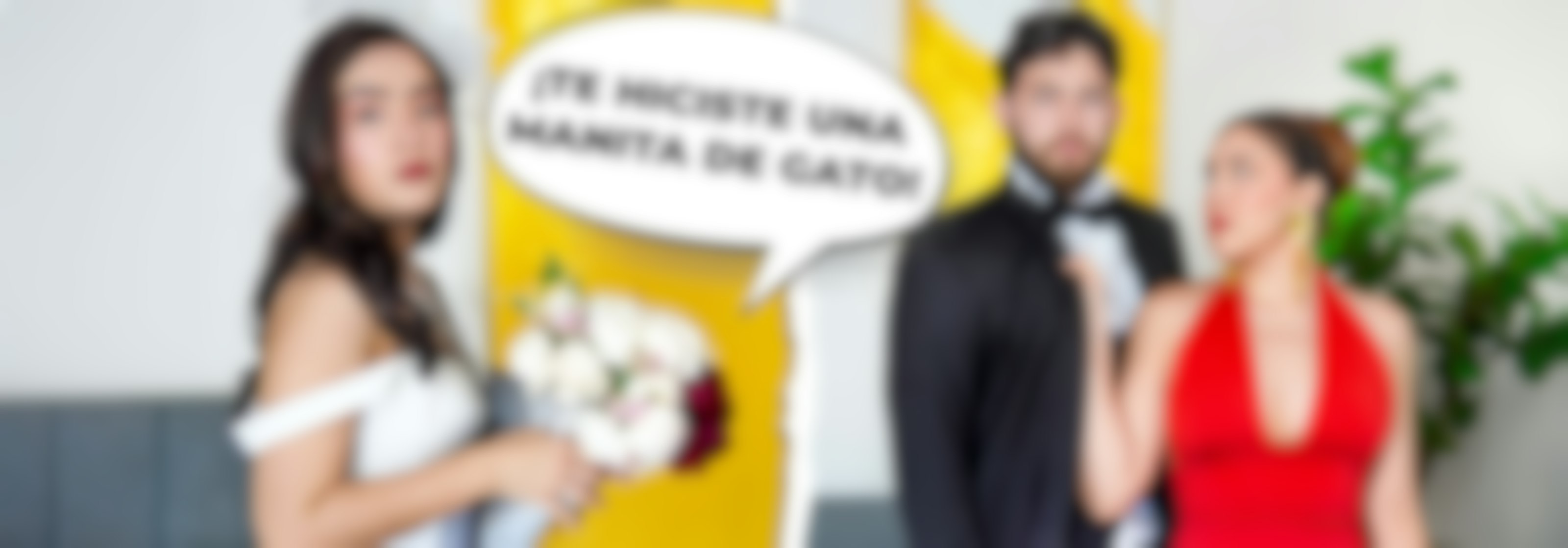 Regresó transformada para desenmascarar a la novia