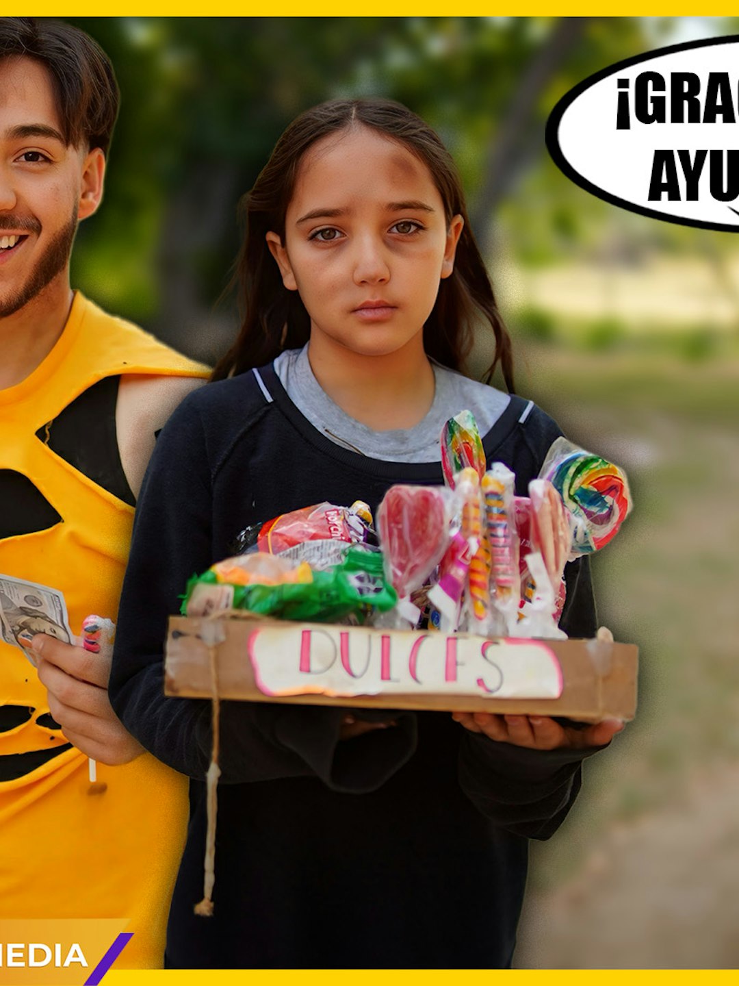 Niña vagabunda ayuda a una desconocida que le cambió la vida