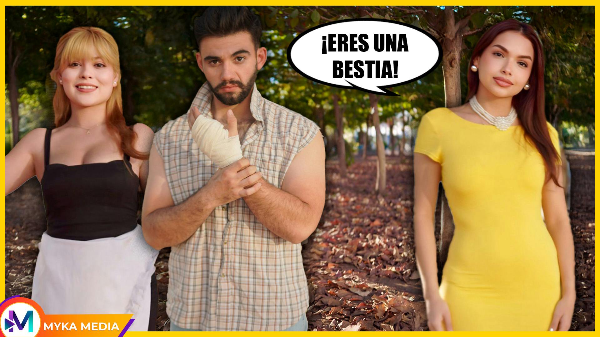 Bella mujer encontró el amor en un hombre solitario