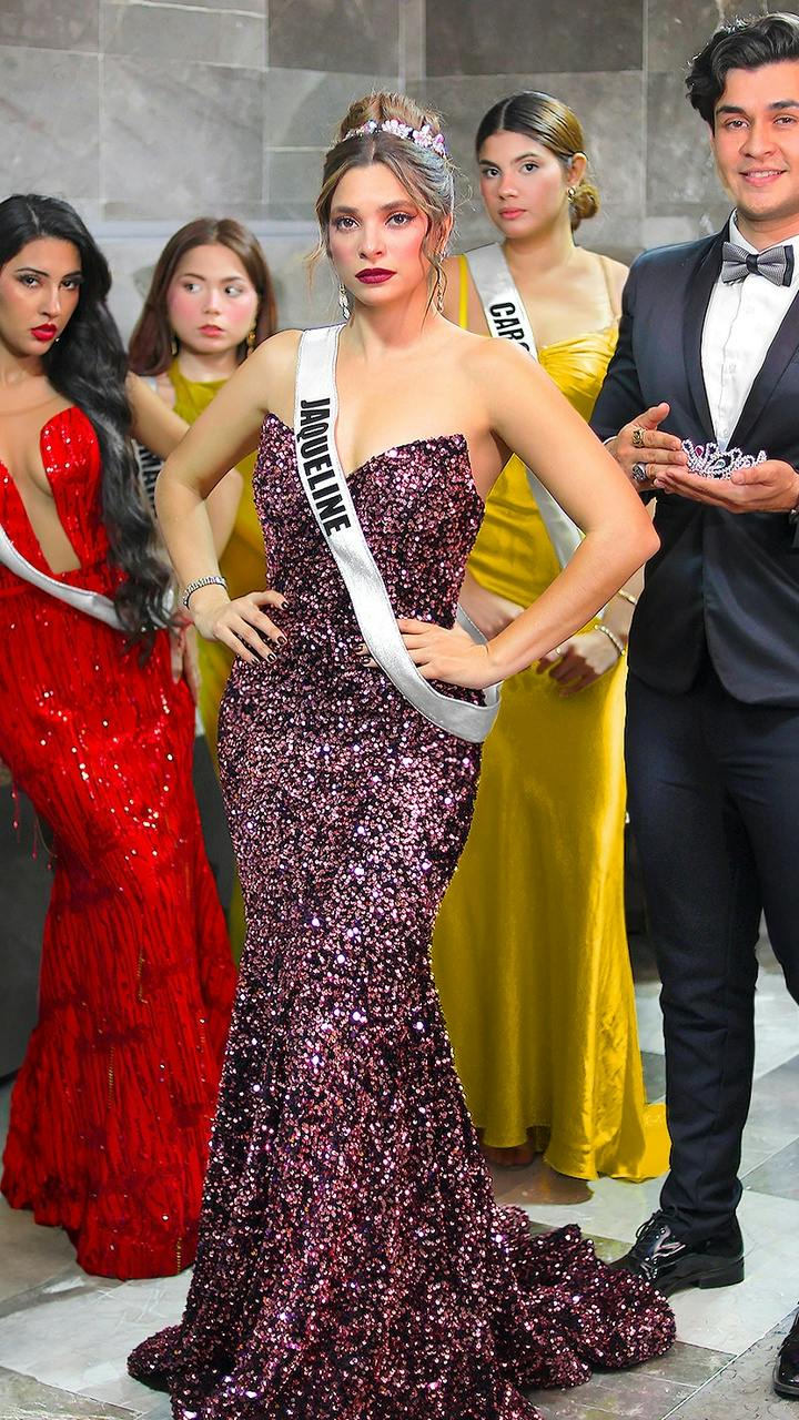 Arruinó su vestido para que la descalificaran del concurso de belleza