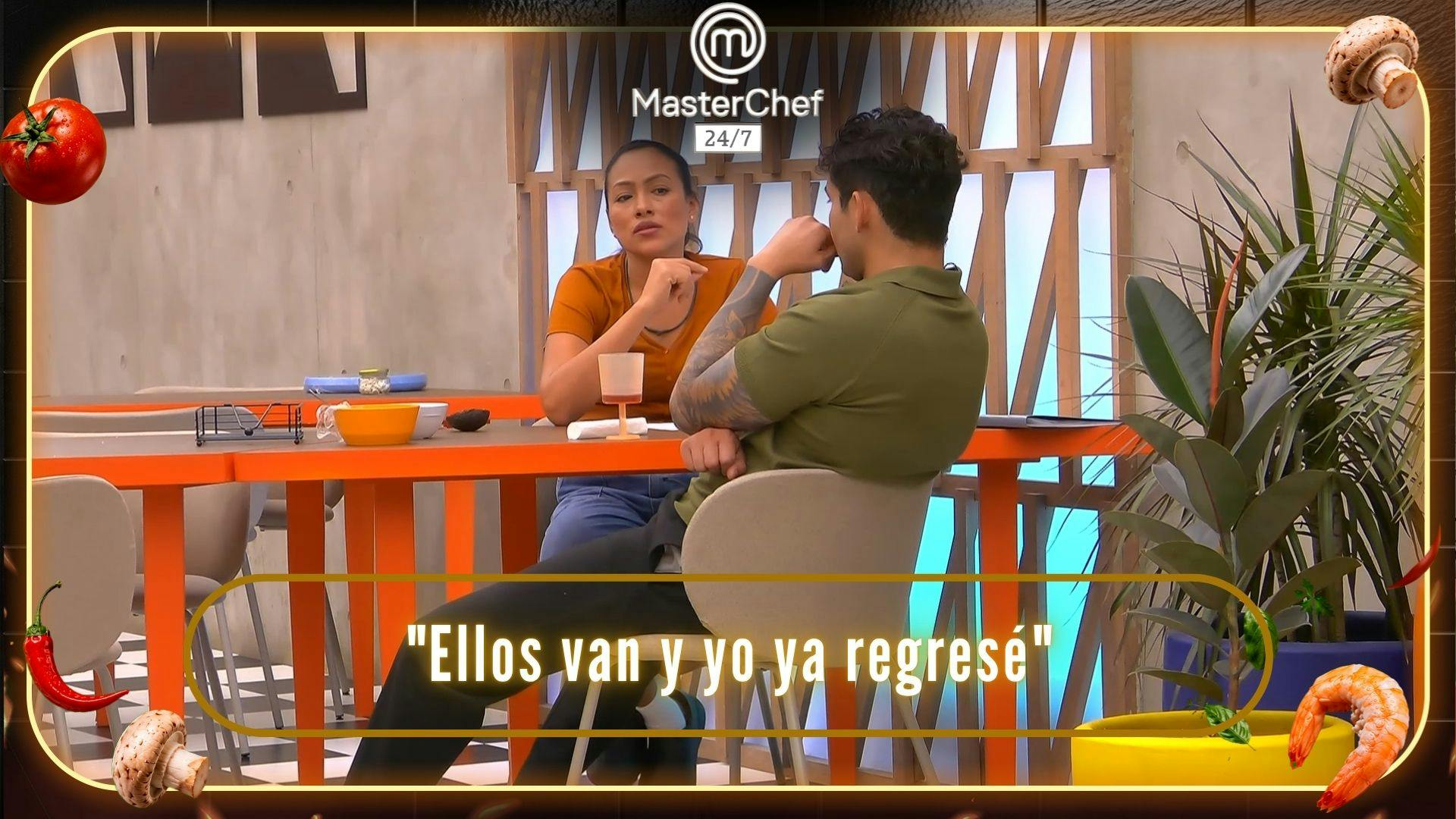 “Ellos van y yo ya regresé": Claudia continúa su lucha contra las “Divas” en MasterChef 24/7 (VIDEO)