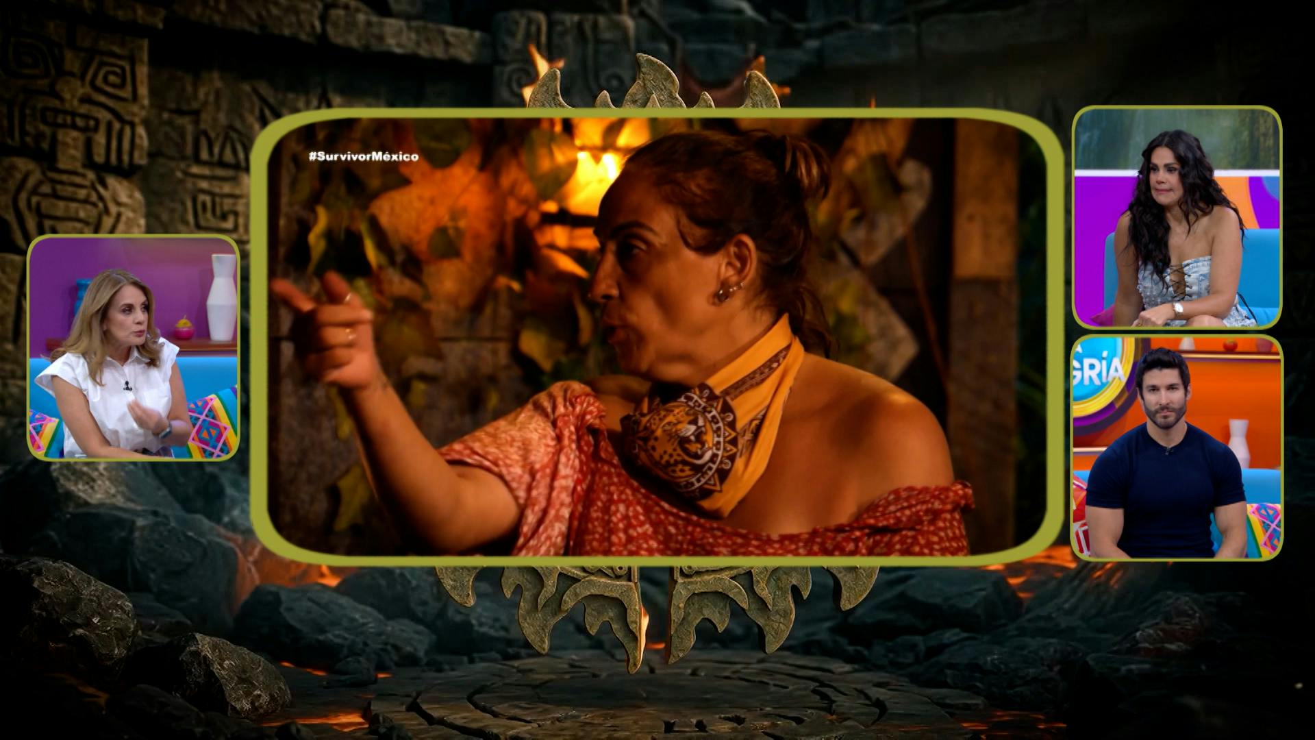"¡Se declaró mi enemiga!”, Azalia arremete contra Sheila en Survivor México La Reliquia en Llamas