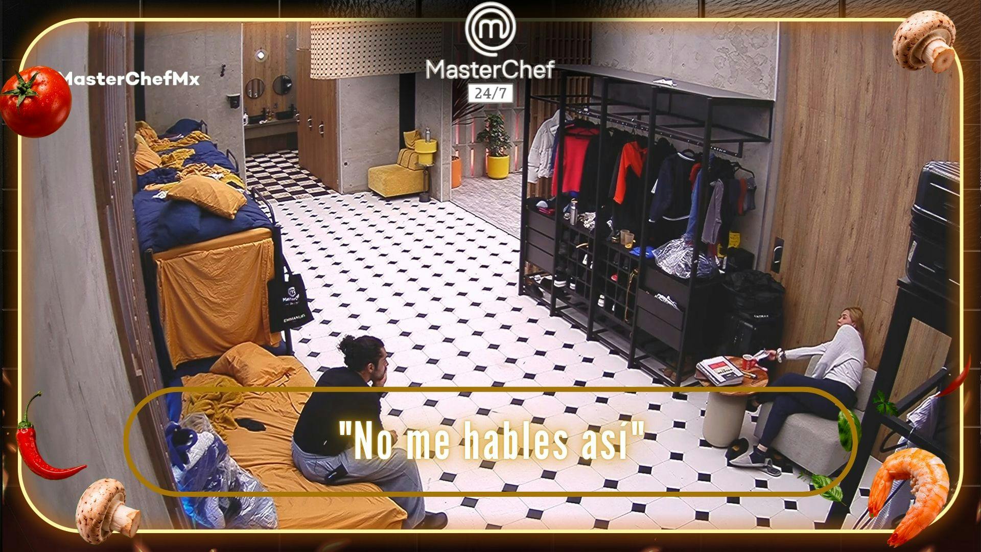“No me hables así": Ixdit y Emmanuel protagonizan nueva discusión en MasterChef 24/7 por el uso del baño (VIDEO)