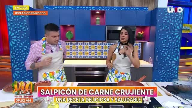 Esta es la receta sencilla de salpicón de res en Venga la Alegría Fin de Semana