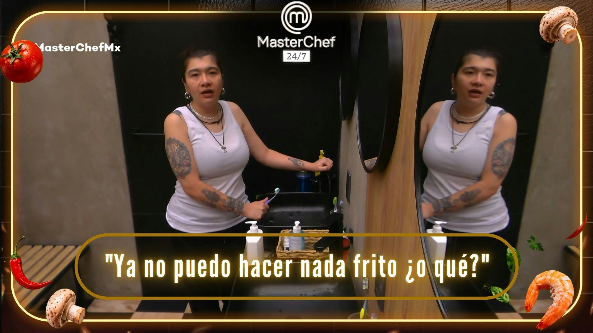 “Ya no puedo hacer nada frito ¿o qué?": Carmen afirma ser de las pocas cocineras en presentar distintas propuestas (VIDEO)