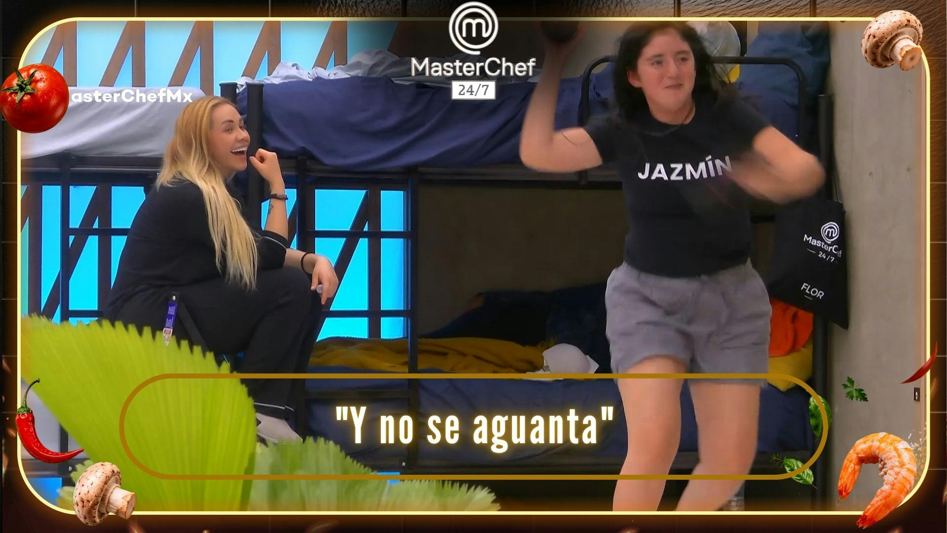 Jazmín le avienta la chancla a Antrax en MasterChef 24/7 por esta divertida razón: “Y no se aguanta” (VIDEO)