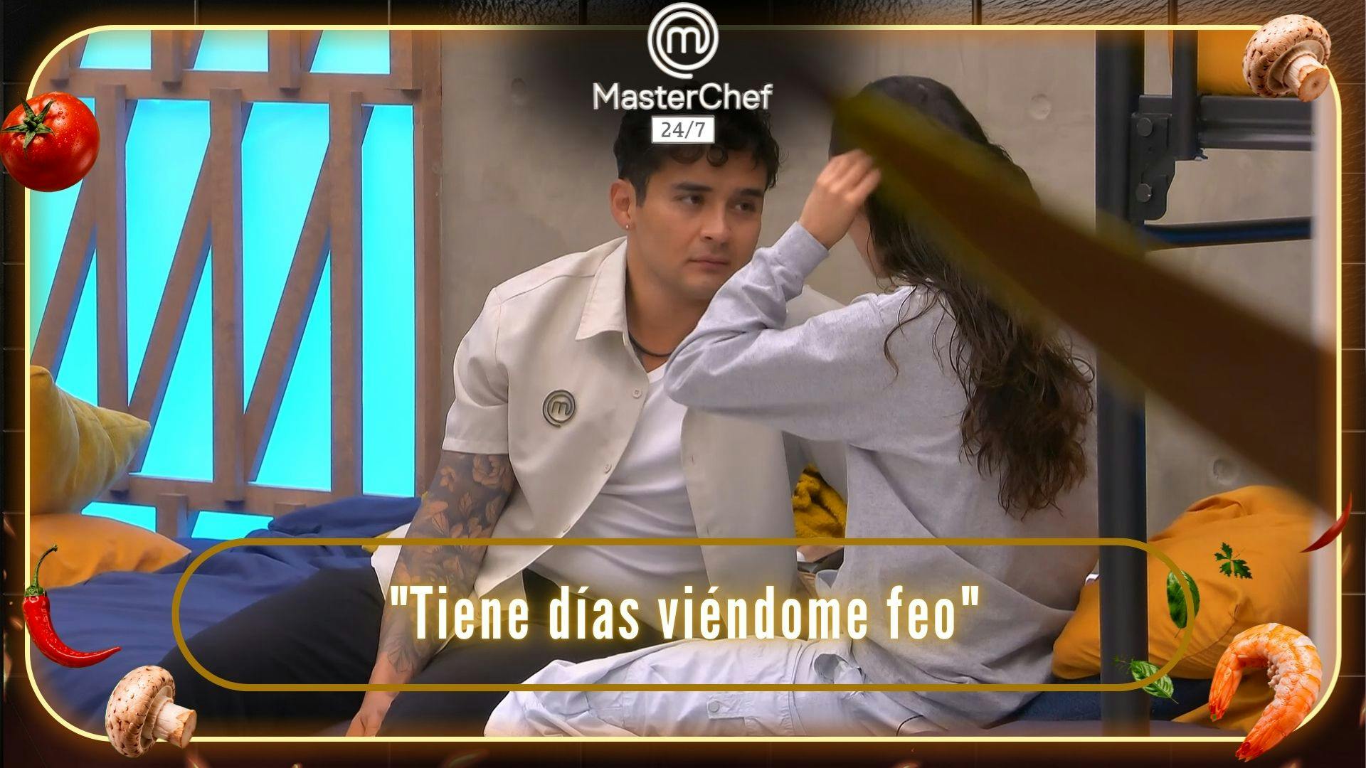 “Tiene días viéndome feo": Michelle le confiesa a Lancer que continúan los pleitos con Luis en MasterChef 24/7 (VIDEO)