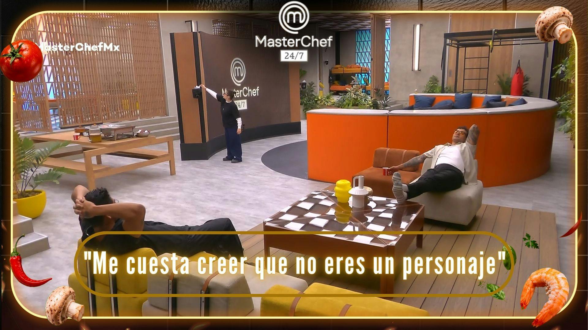 “Me cuesta creer que no eres un personaje": Antrax y Lancer se sinceran sobre sus personalidades en MasterChef 24/7 (VIDEO)