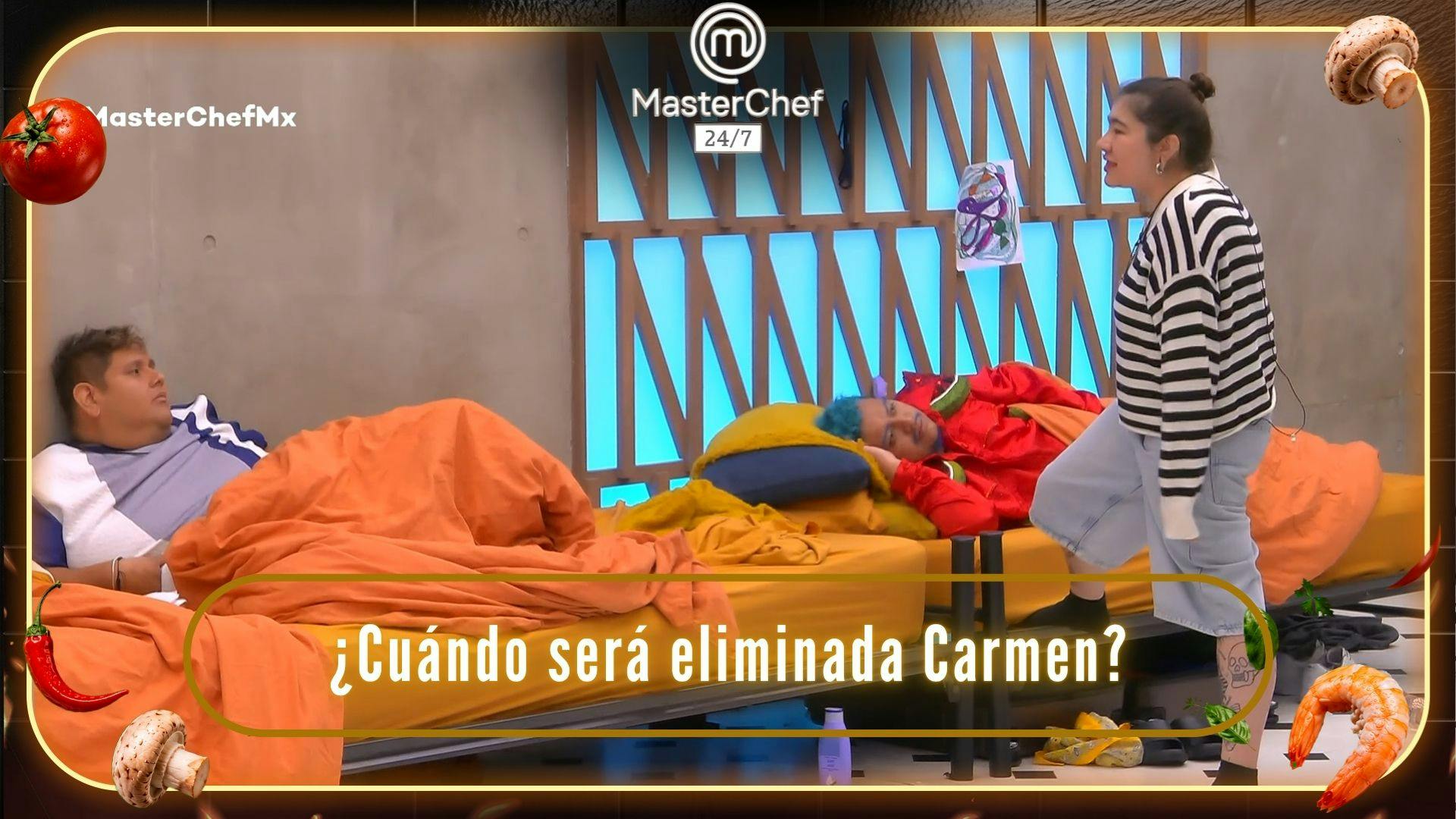 ¿Cuándo será eliminada Carmen de MasterChef 24/7? Luis y Ramahá ofrecen sus pronósticos al respecto (VIDEO)