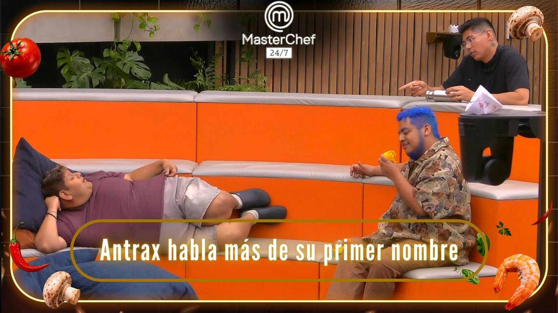 Tras bautizar a su pizza como él, Antrax habla más de su primer nombre en MasterChef 24/7 (VIDEO)