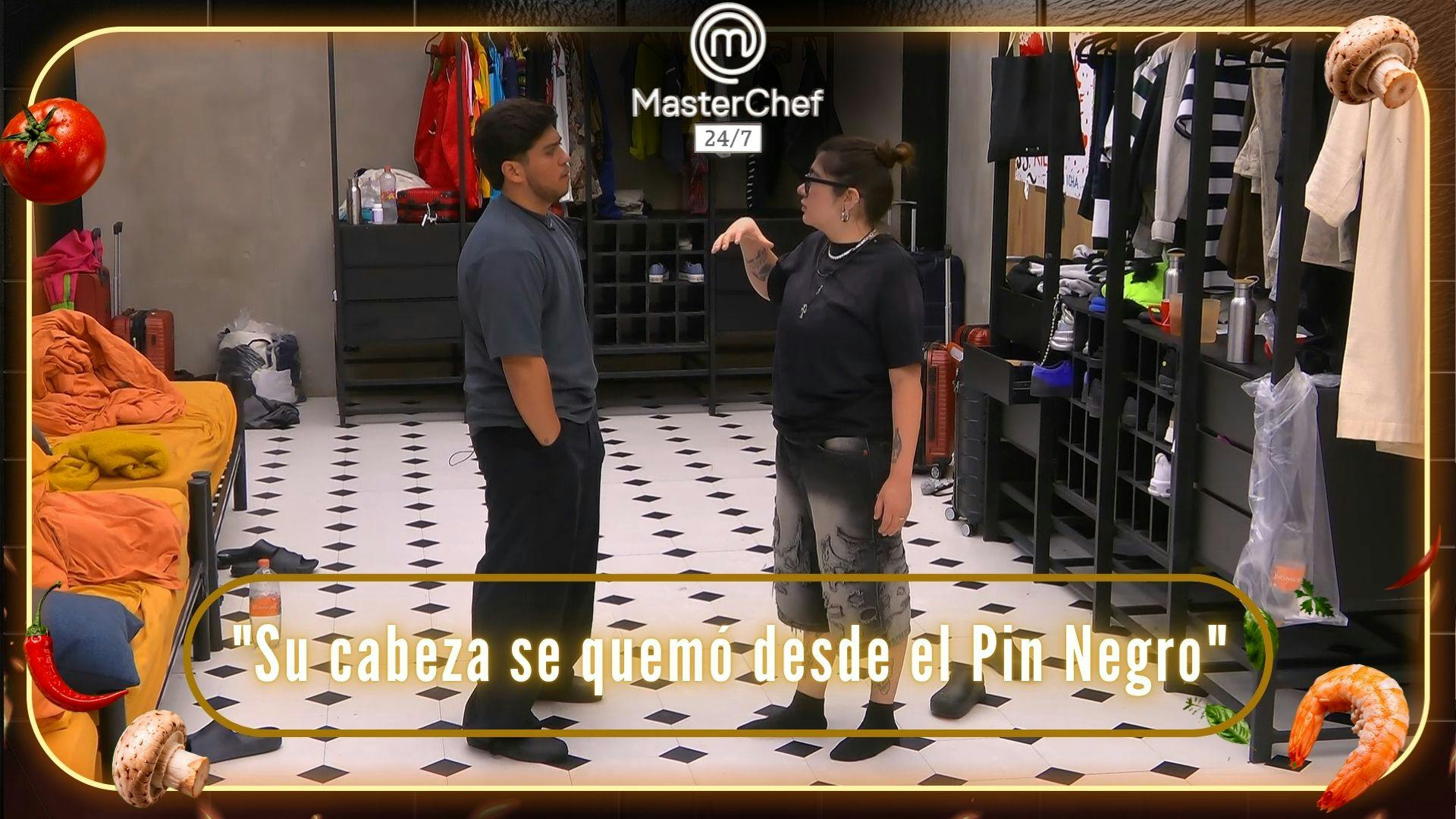 “Su cabeza se quemó desde el Pin Negro": Julio y Carmen hablan de la actitud de Michelle en MasterChef 24/7 (VIDEO)