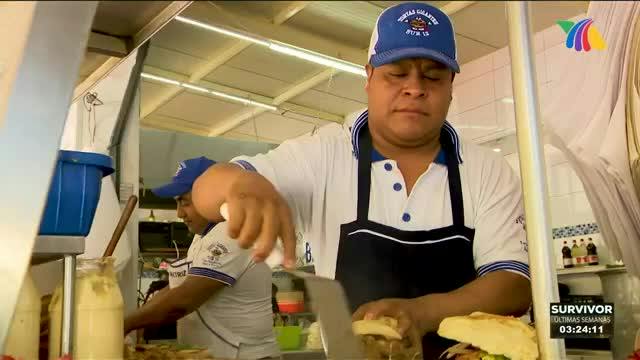 La Pura Sabrosura llega para probar la enorme Torta Sur 12 de 2 kilos