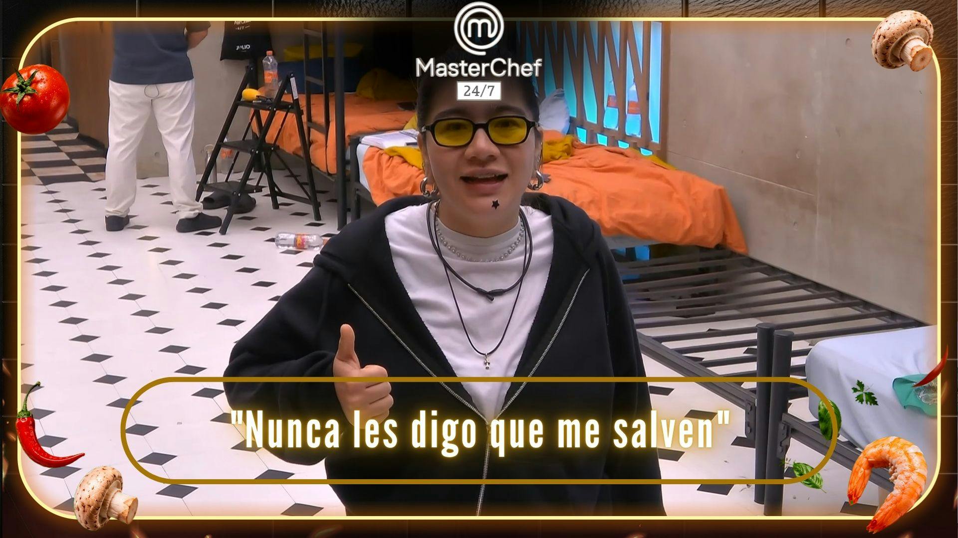 “Nunca les digo que me salven": Carmen pide votos para permanecer en MasterChef 24/7 (VIDEO)