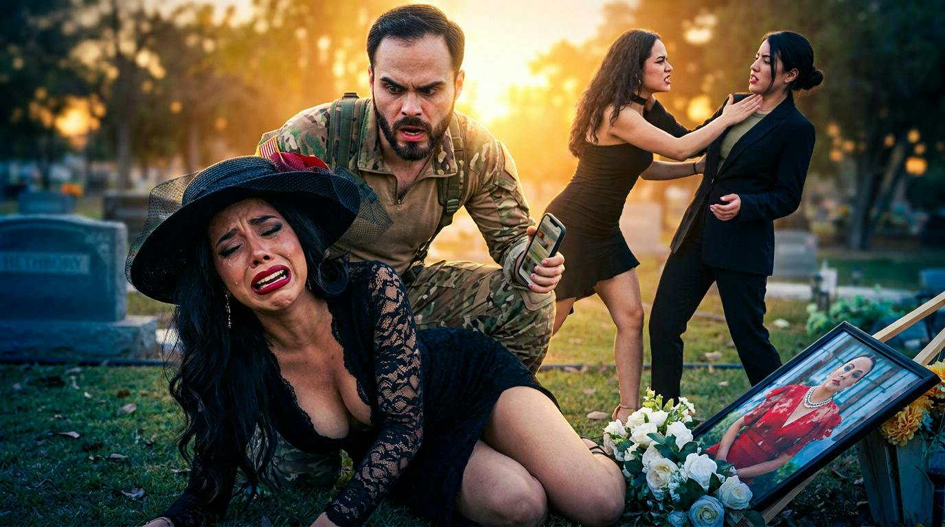 Militar descubrió a su esposa infiel en el funeral de su madre