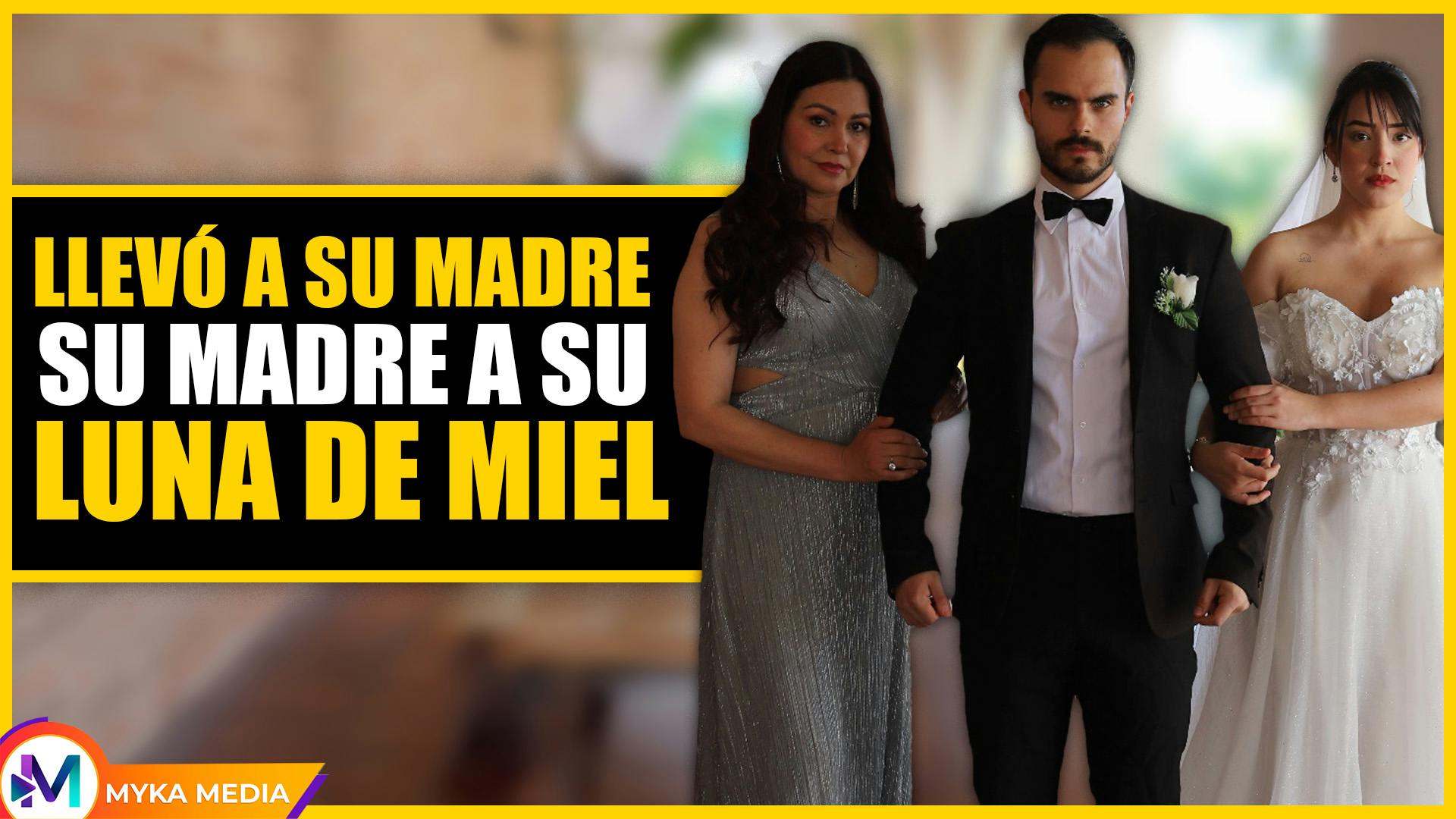 Llevó a su madre a su luna de miel