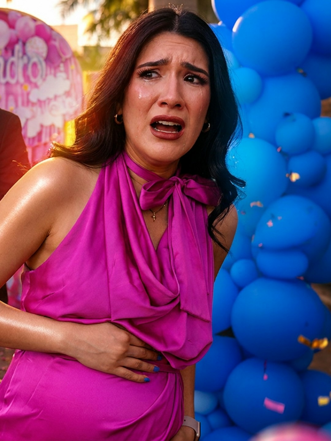 Su suegra metiche le arruinó la fiesta de revelación