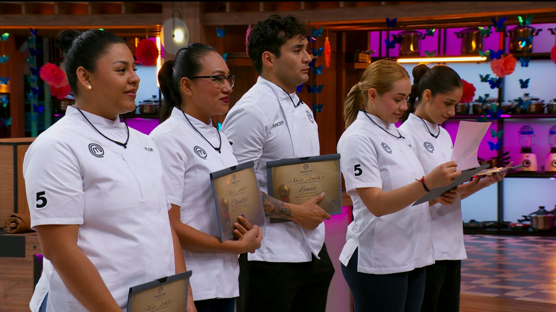 ¡Un momento especial! Los 5 últimos Cocineros recibieron un título ÚNICO dentro de MasterChef 24/7