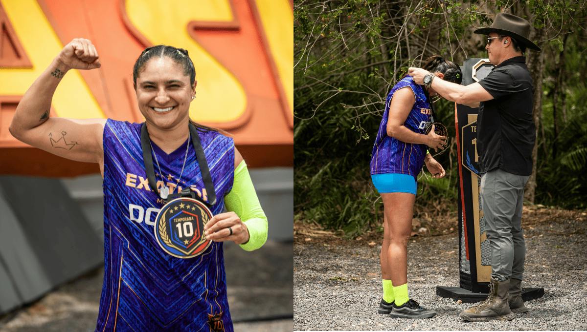 ¡Doris obtiene la primera medalla femenil de Exatlón México en la competencia individual, superando a todas!