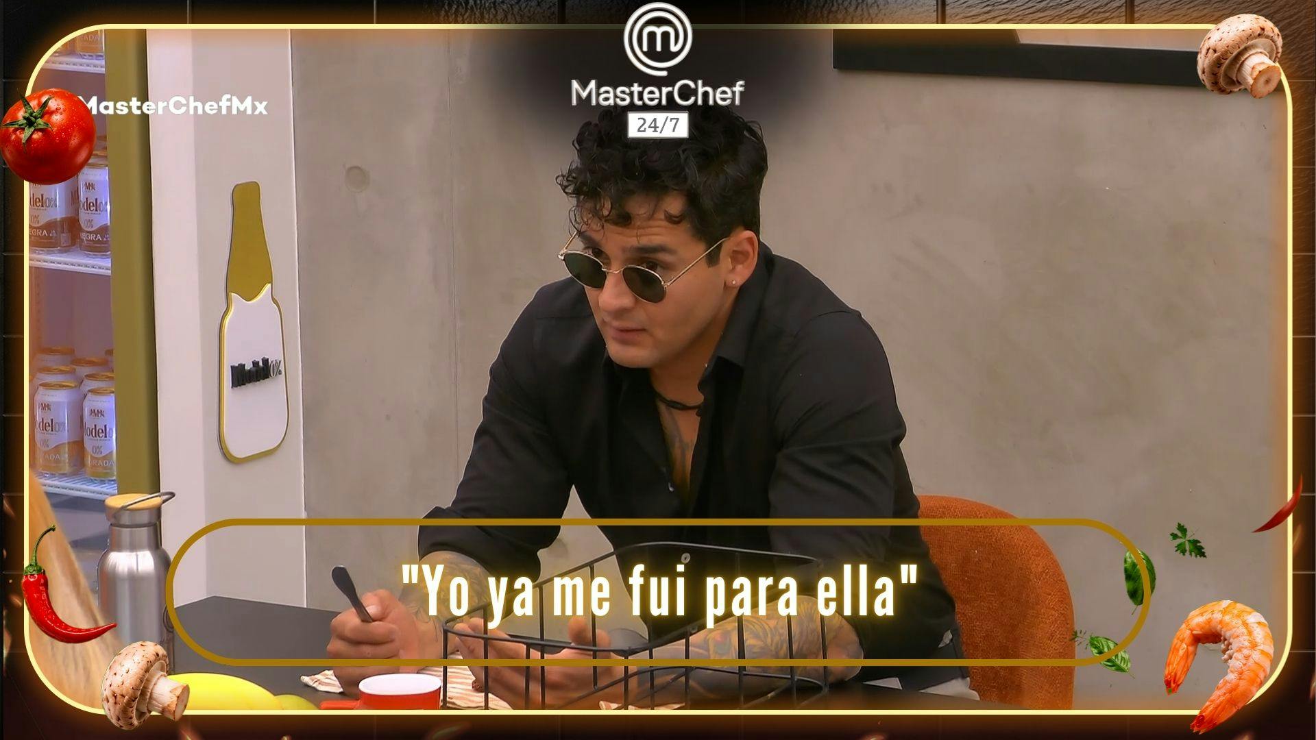 “Yo ya me fui para ella": Lancer marca su distancia de Michelle tras sus declaraciones en MasterChef 24/7 (VIDEO)