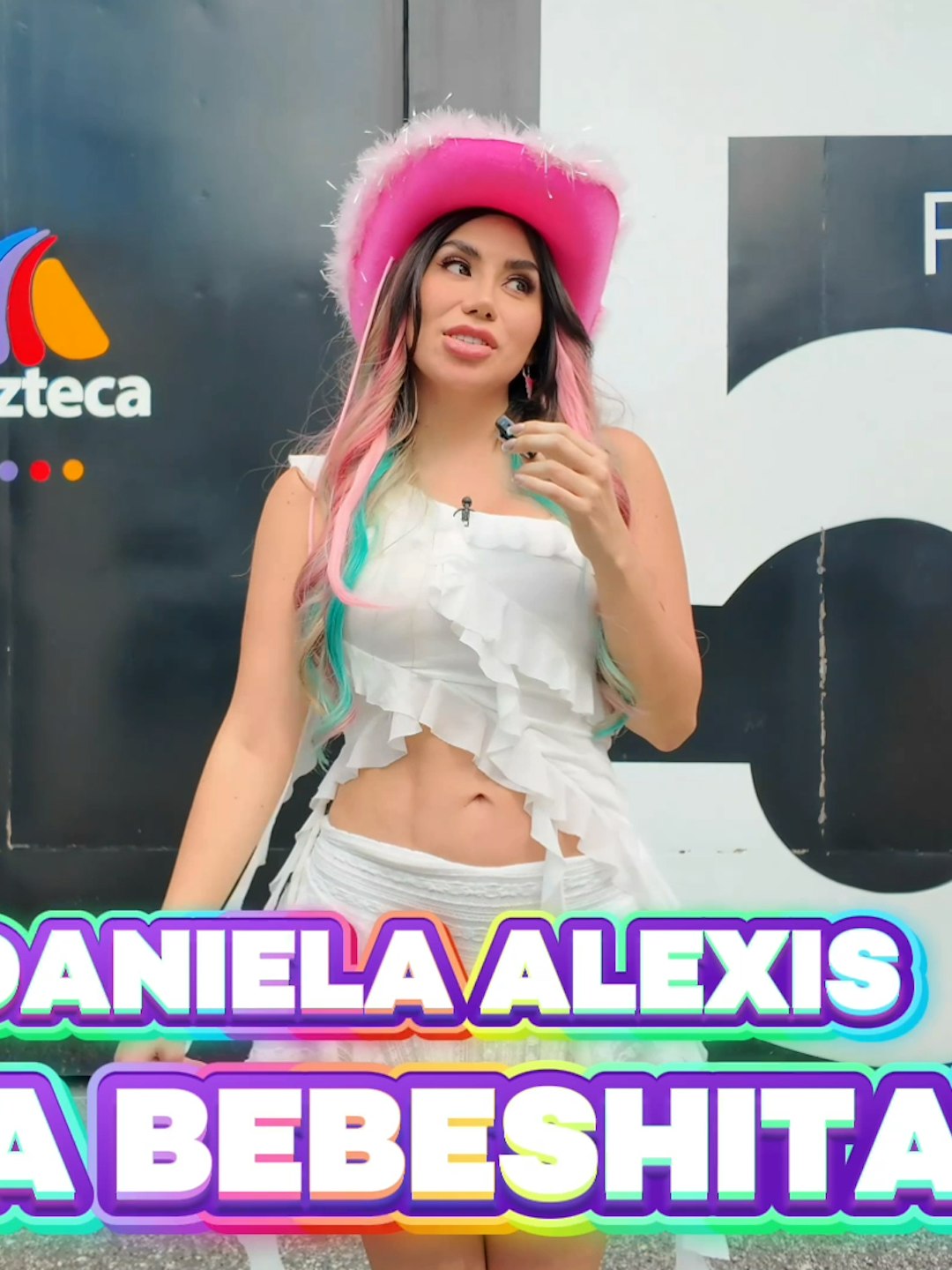 ¡Irreal! Así fue la llegada de “La Bebeshita” a los foros de TV Azteca para anunciar su participación en La Granja VIP Segunda Temporada