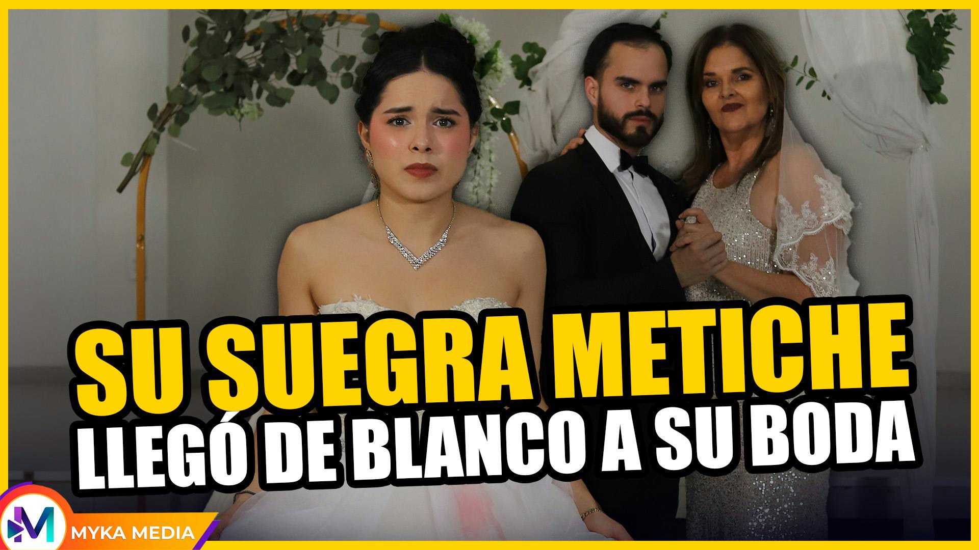 Su suegra metiche llegó de blanco a la boda